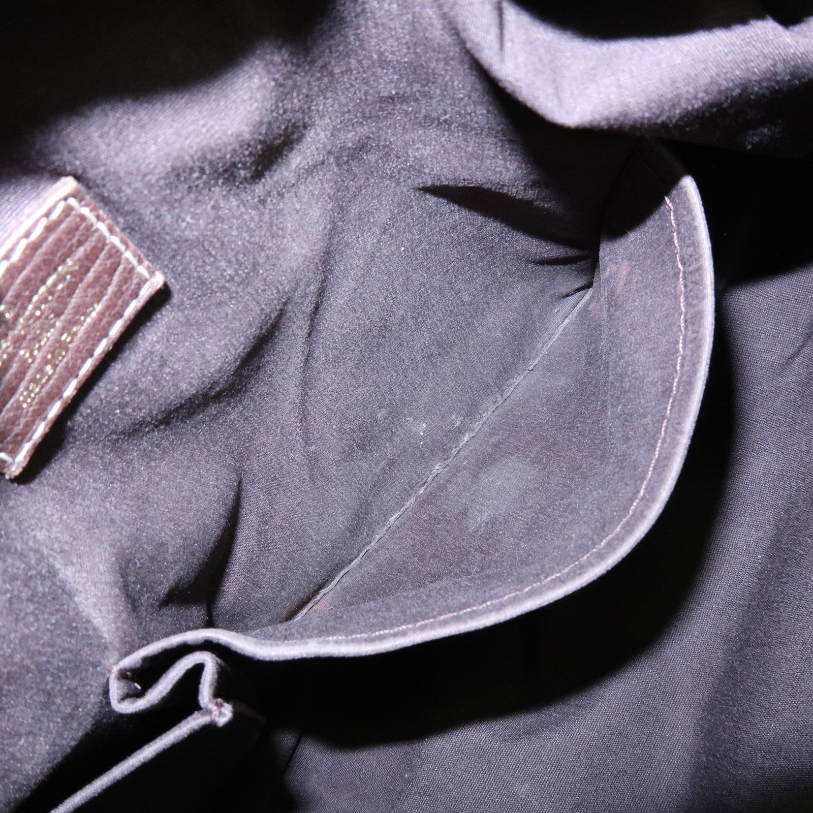 Louis Vuitton Monogram Mini Lin Manon MM Shoulder Bag Ebene M95619