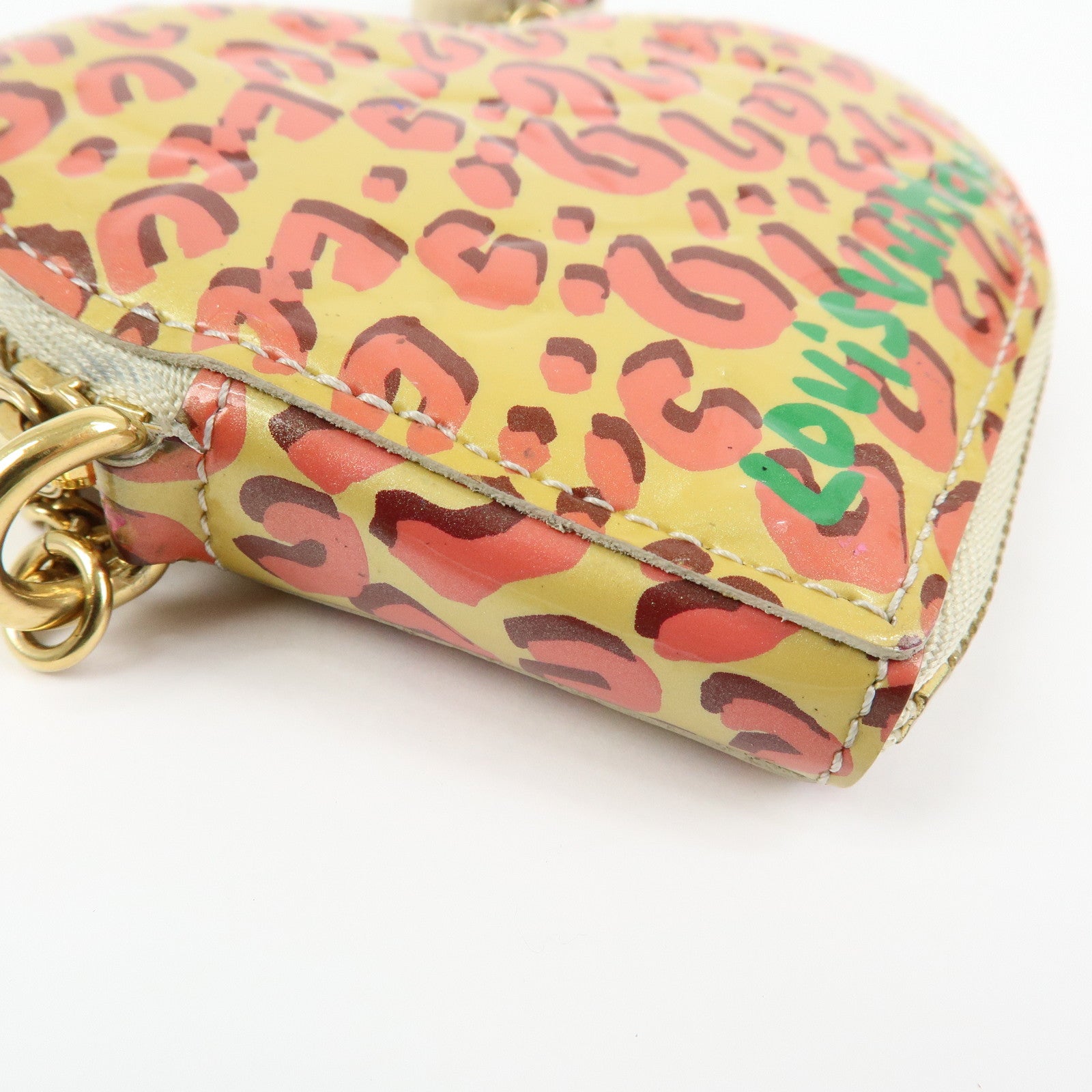 Louis Vuitton Monogram Vernis Porte Monnaie Coeur Coin Case M91473