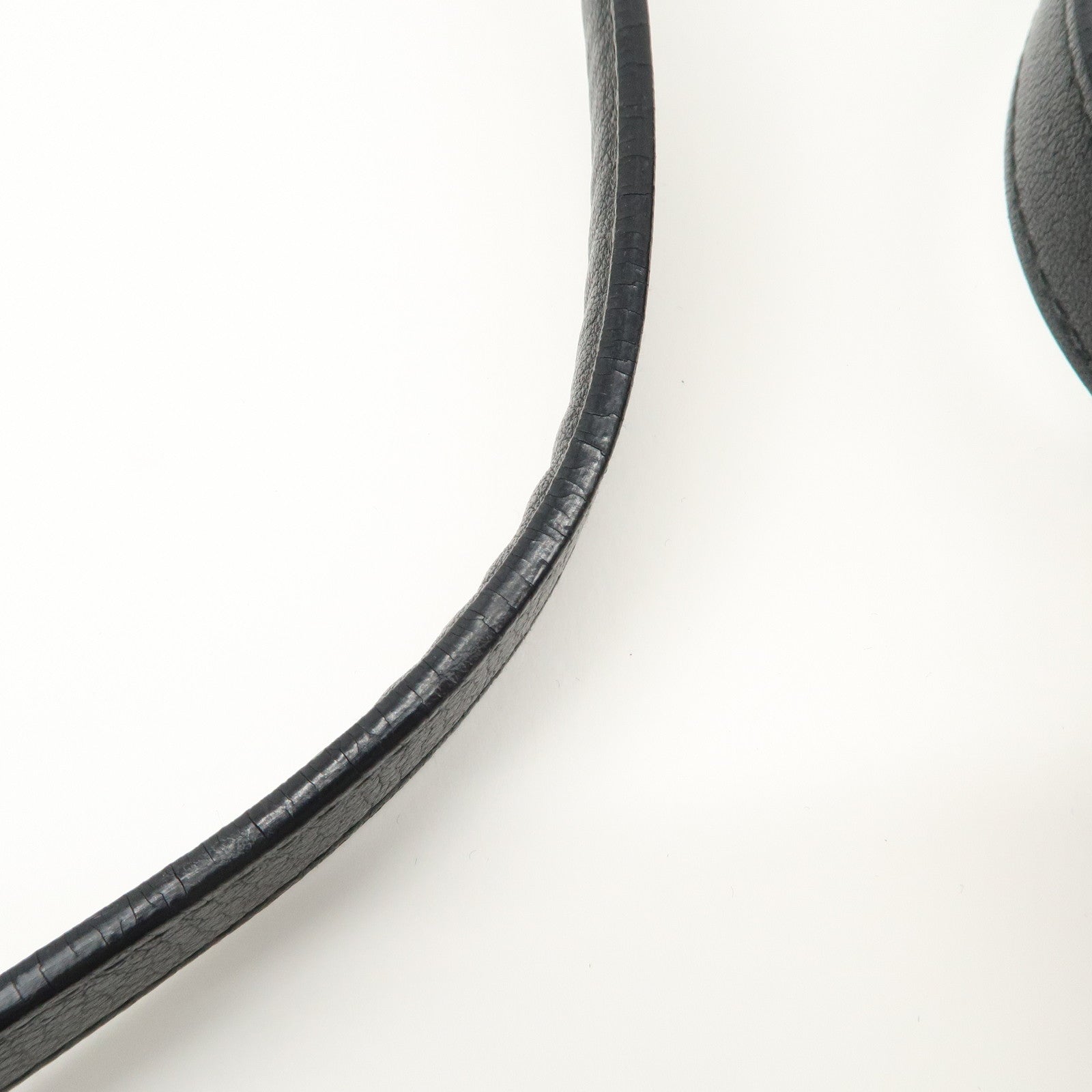 LOEWE Heritage Leather Shoulder Bag Crossbody Bag Black Used