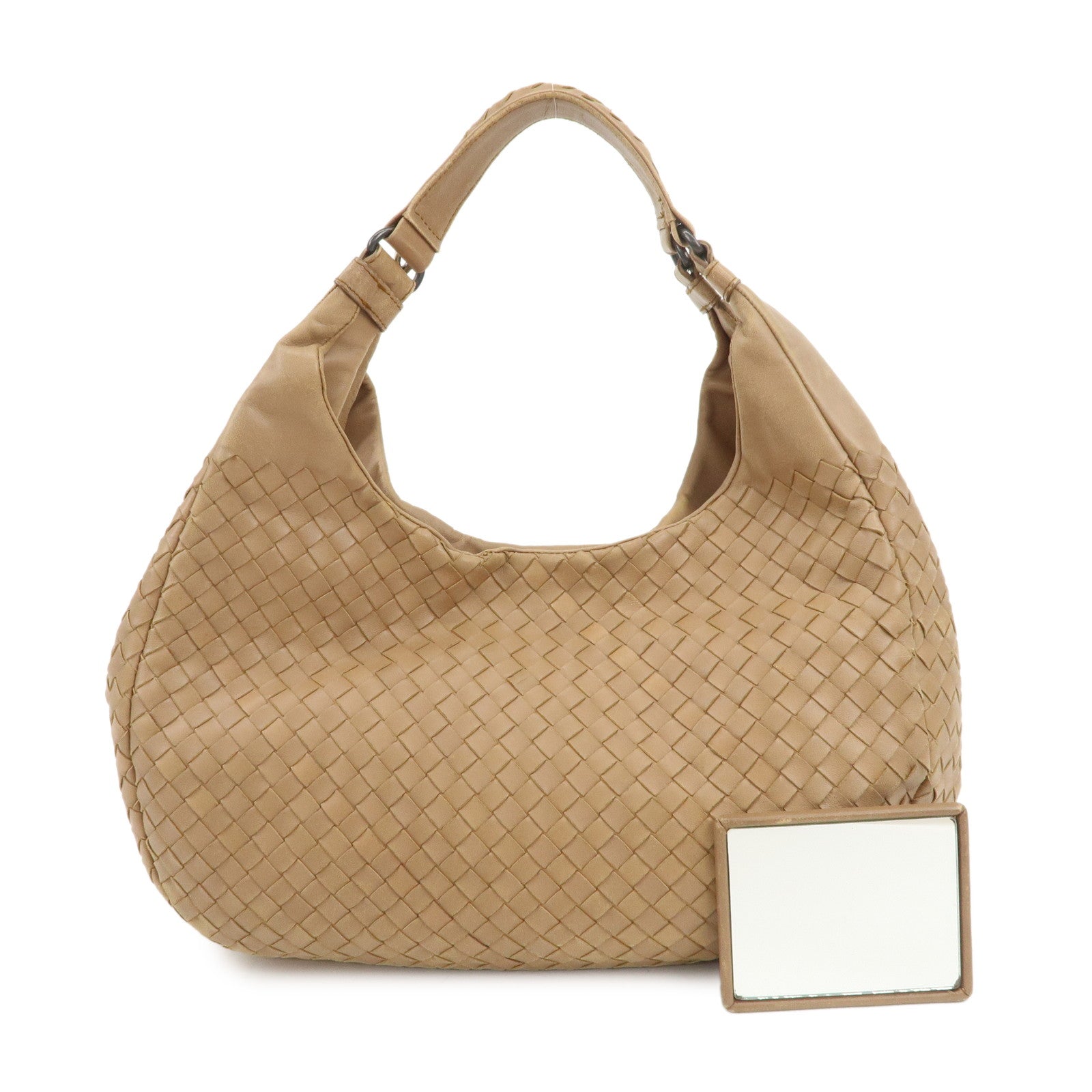 BOTTEGA VENETA Intrecciato Campana Medium Shoulder Bag 125787