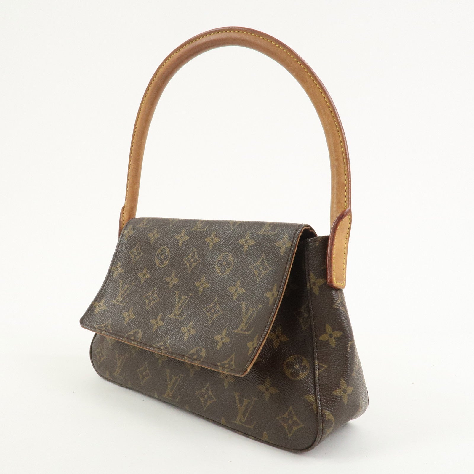 Louis Vuitton Monogram Mini Looping Shoulder Bag Brown M51147