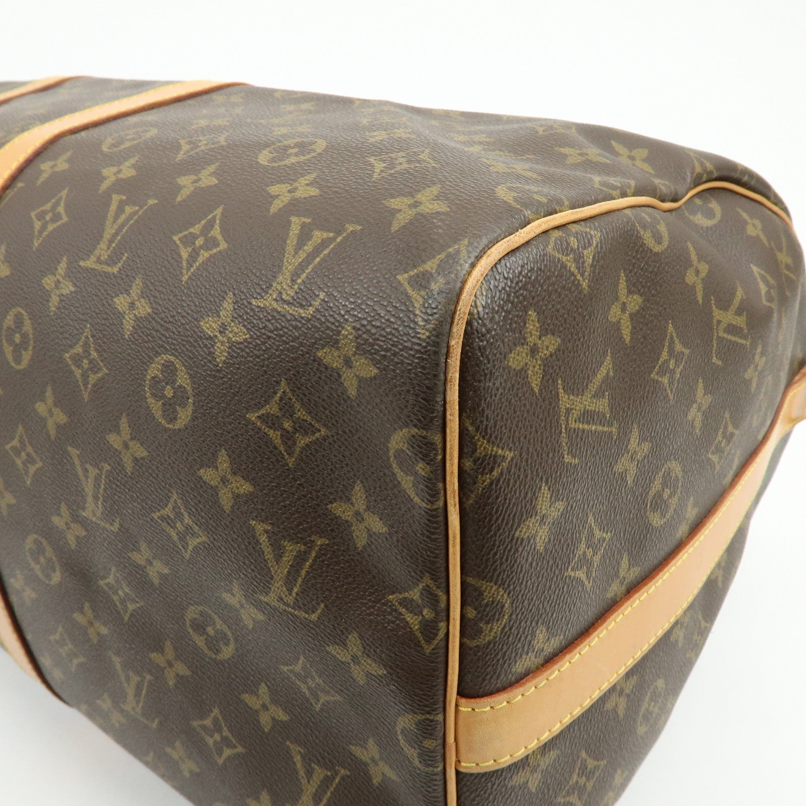 Louis Vuitton Monogram Keep All Bandouliere 55 Boston Bag M41414