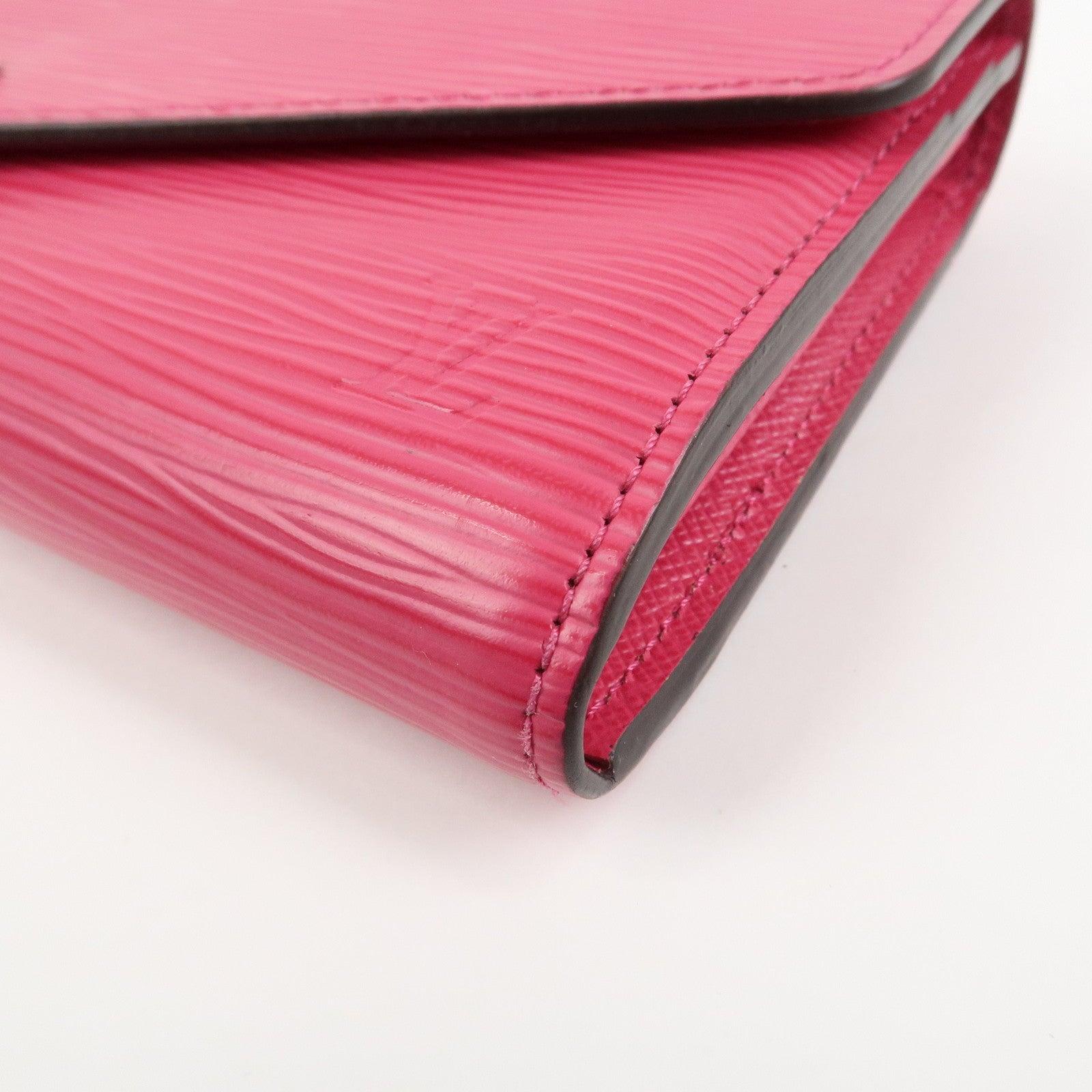 Louis Vuitton Epi Portefeuille Sarah Long Wallet Fuchsia M60580