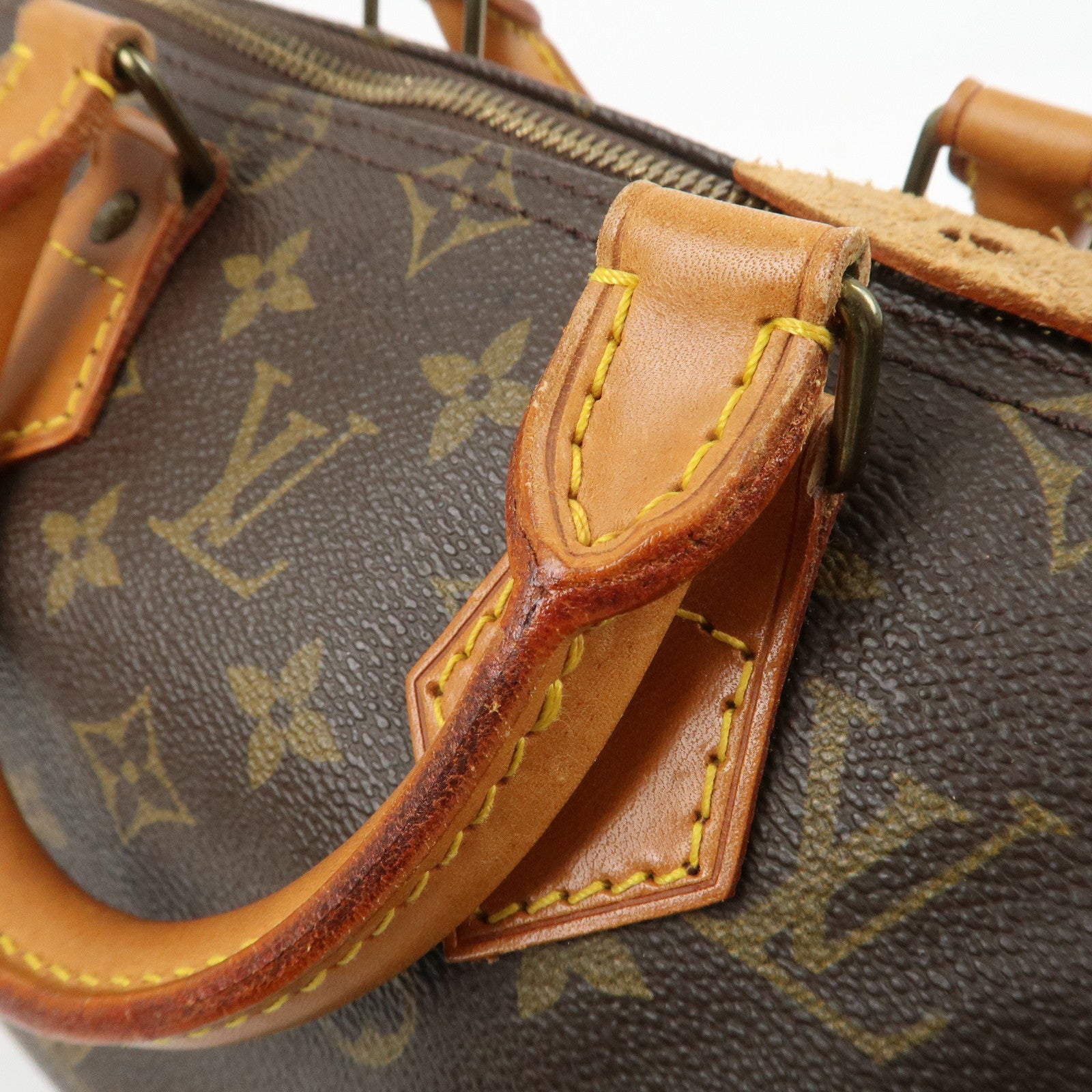 Louis Vuitton Monogram Speedy 25 Boston Bag Hand Bag Brown M41528