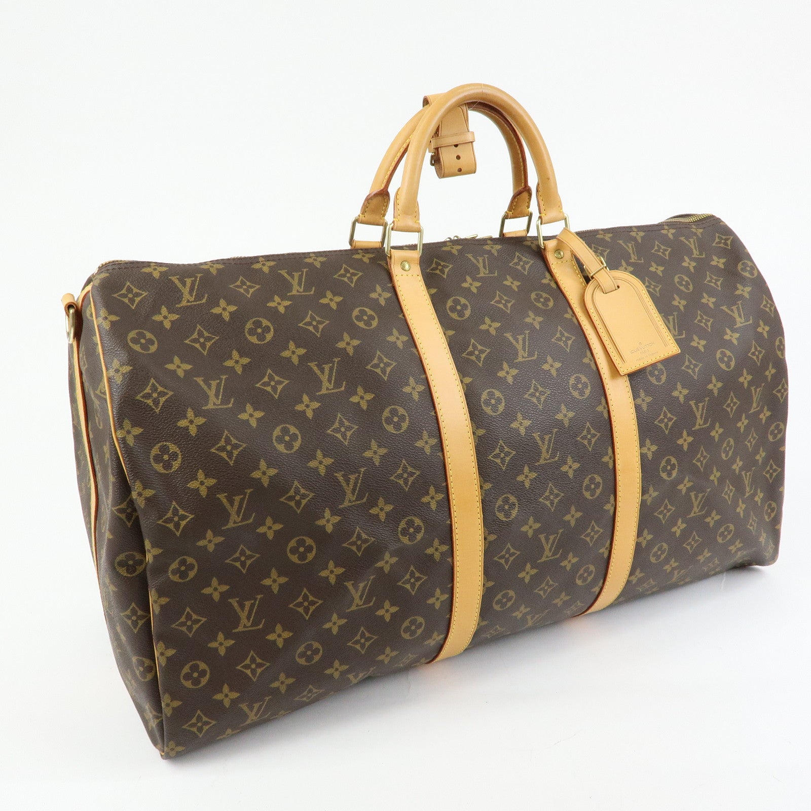 Louis Vuitton Monogram Keep All Bandouliere 60 Boston Bag M41412