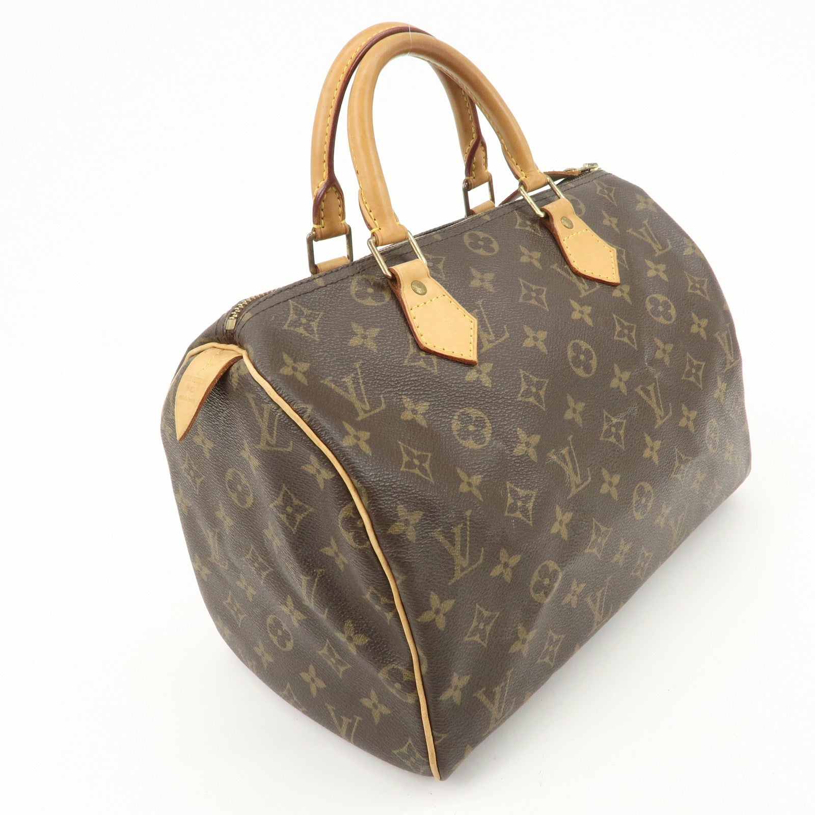Louis Vuitton Monogram Speedy 30 Boston Bag Hand Bag Brown M41526