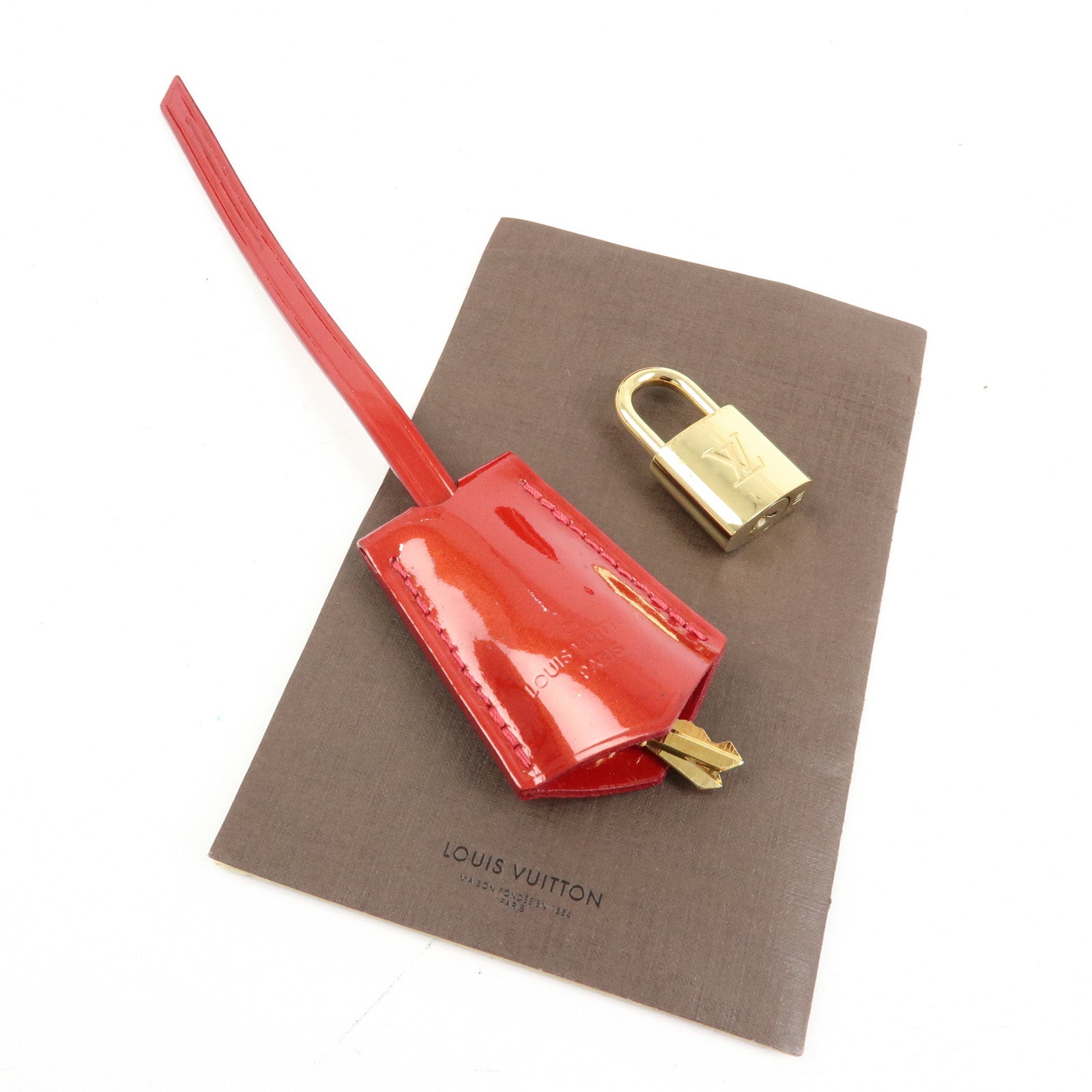 Louis Vuitton Monogram Vernis Alma BB 2Way Bag Red M91606