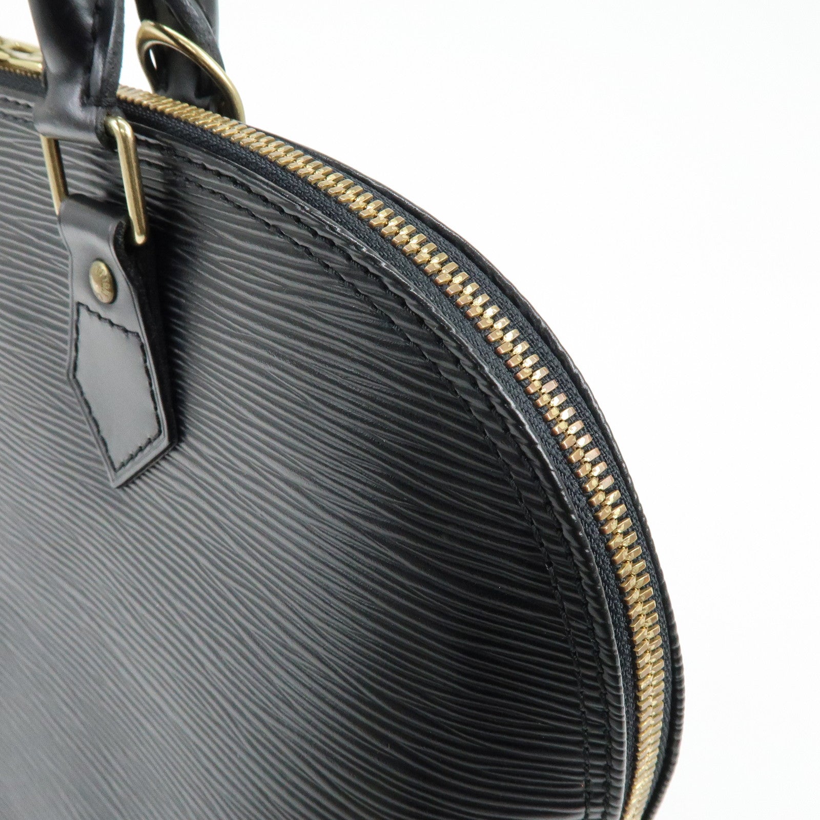 Louis Vuitton Epi Alma Hand Bag Noir Black M52142