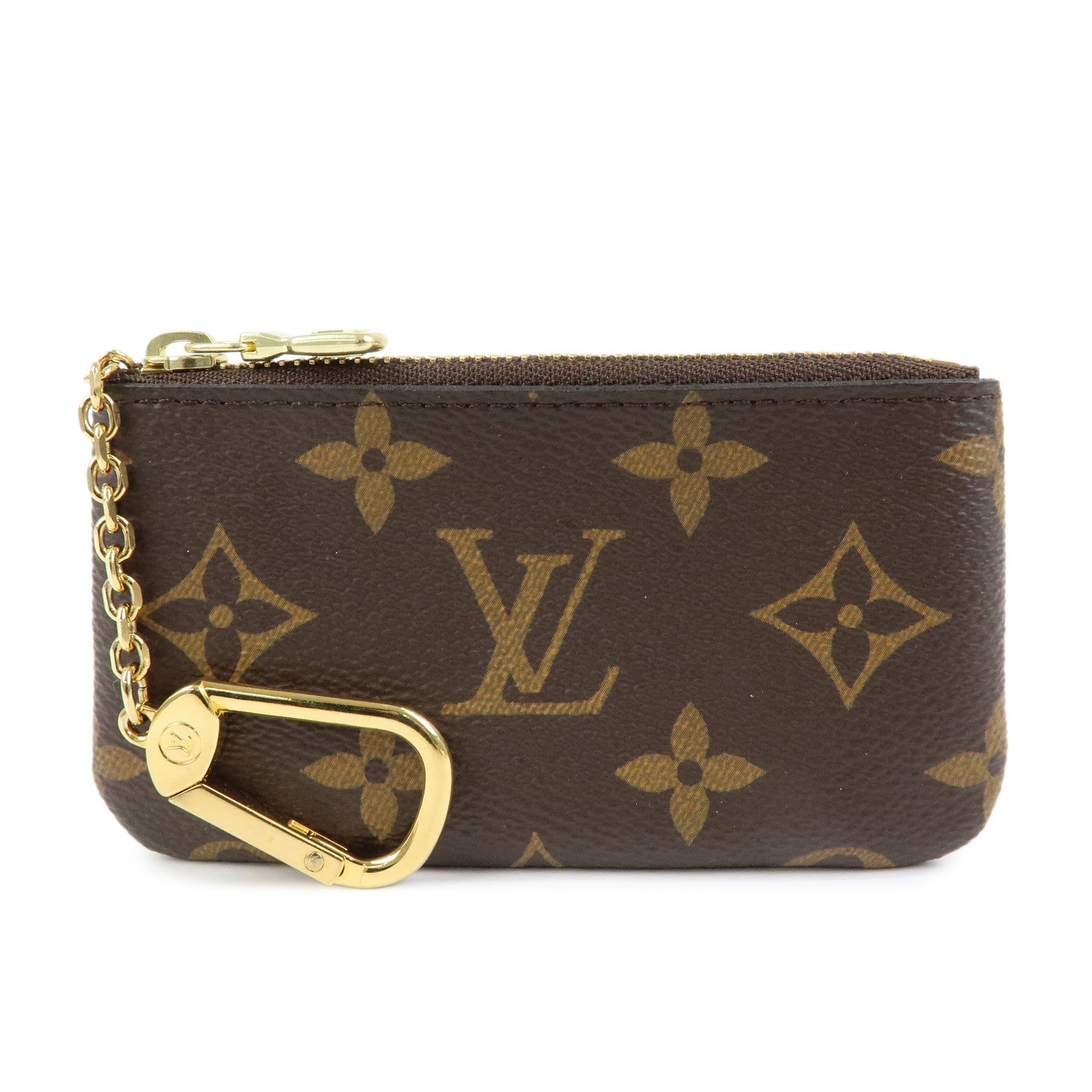Louis Vuitton Monogram Pochette Cles Coin Case Key Case M62650