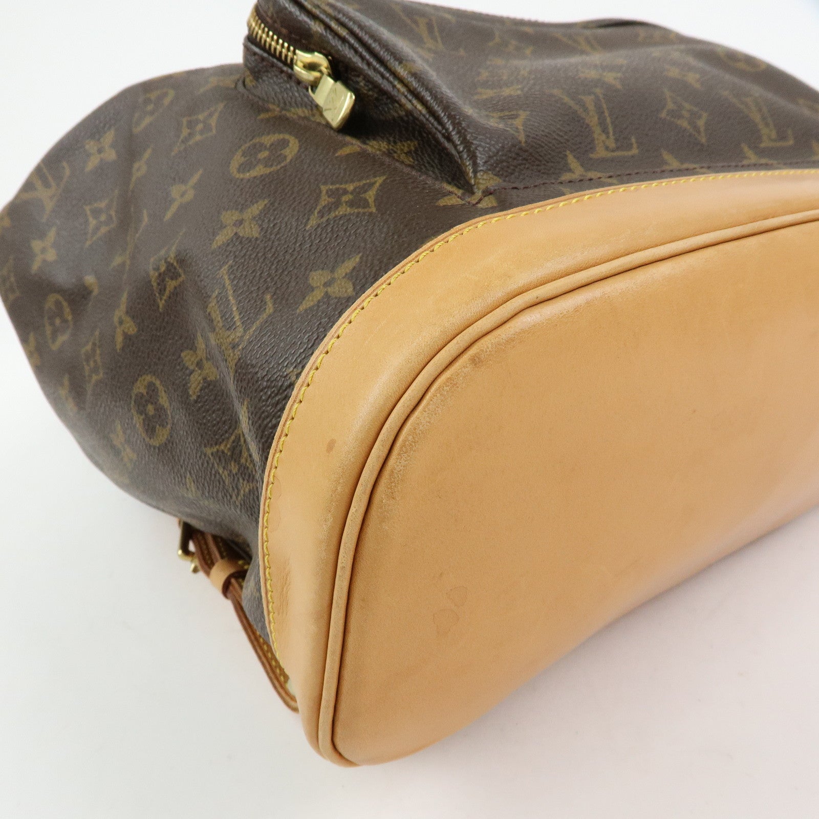Louis Vuitton Monogram Montsouris GM Backpack Rucksack Brown M51135