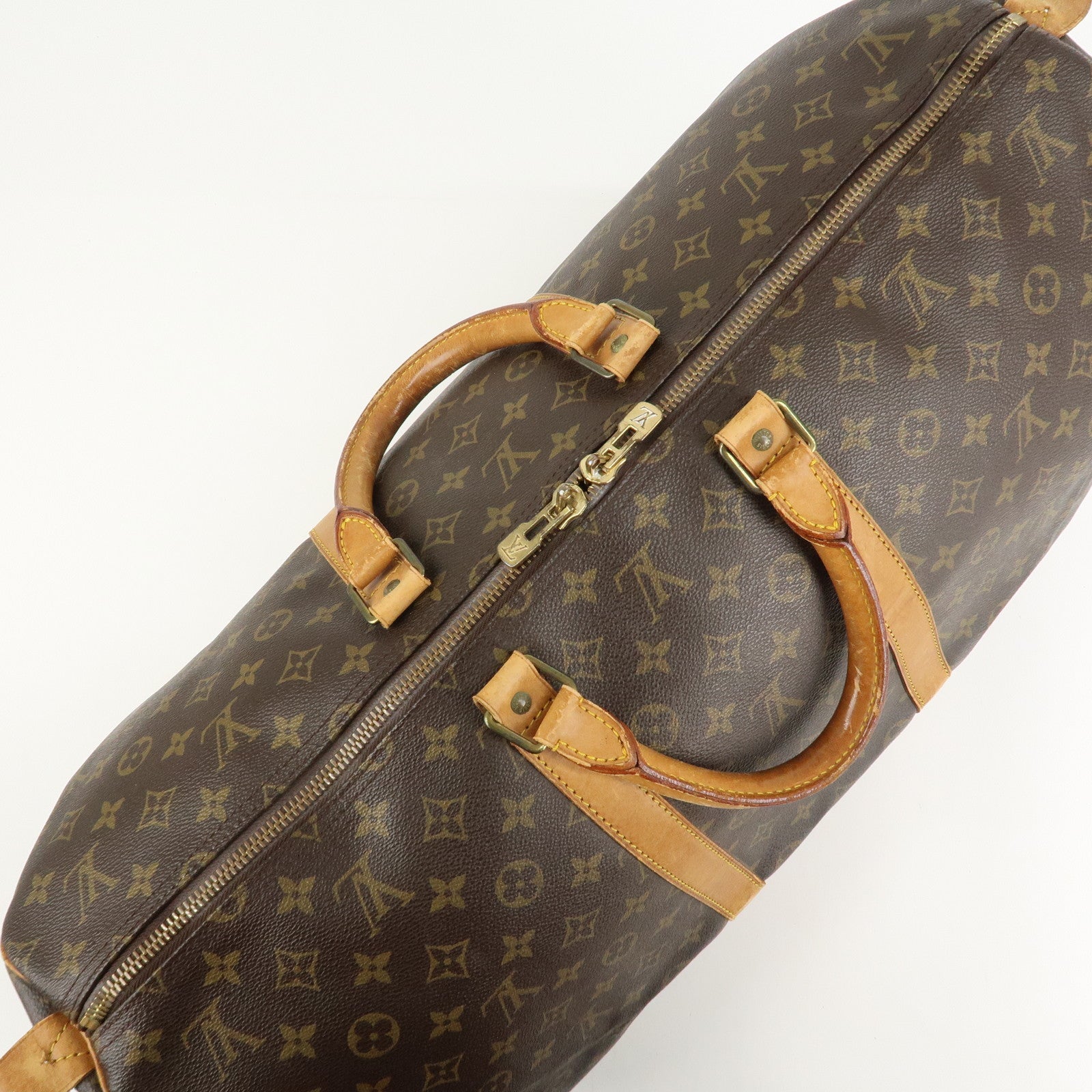 Louis Vuitton Monogram Keep All 55 Boston Bag Travel Bag M41424