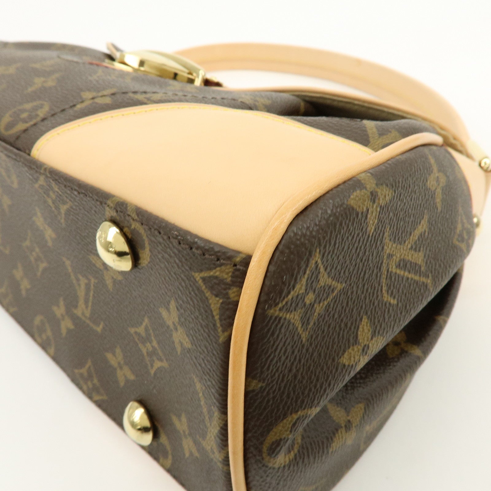 Louis Vuitton Monogram Beverly MM Shoulder Bag Brown M40121