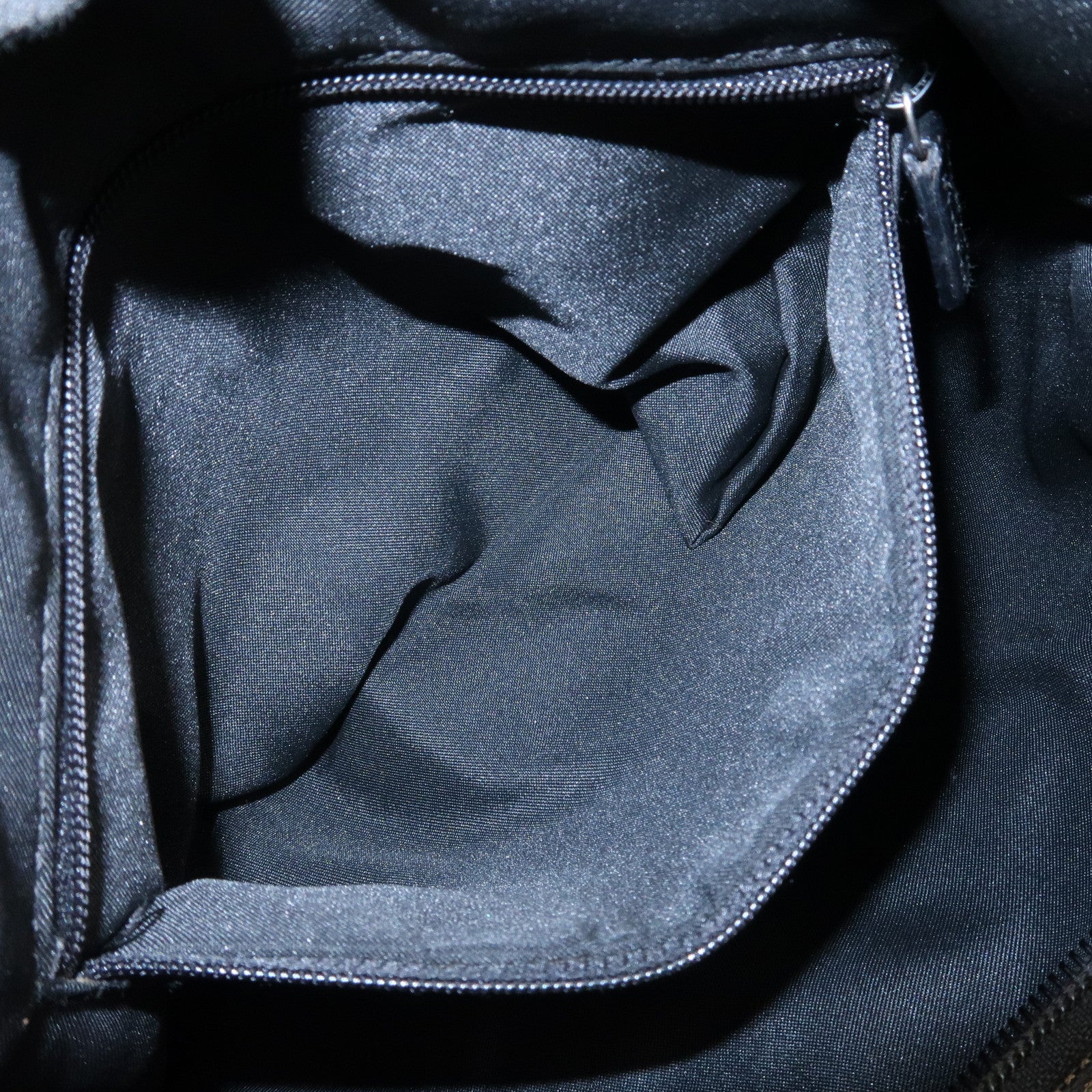 GUCCI GG Canvas Leather Shoulder Bag Hand Bag Brown Black 001・3386