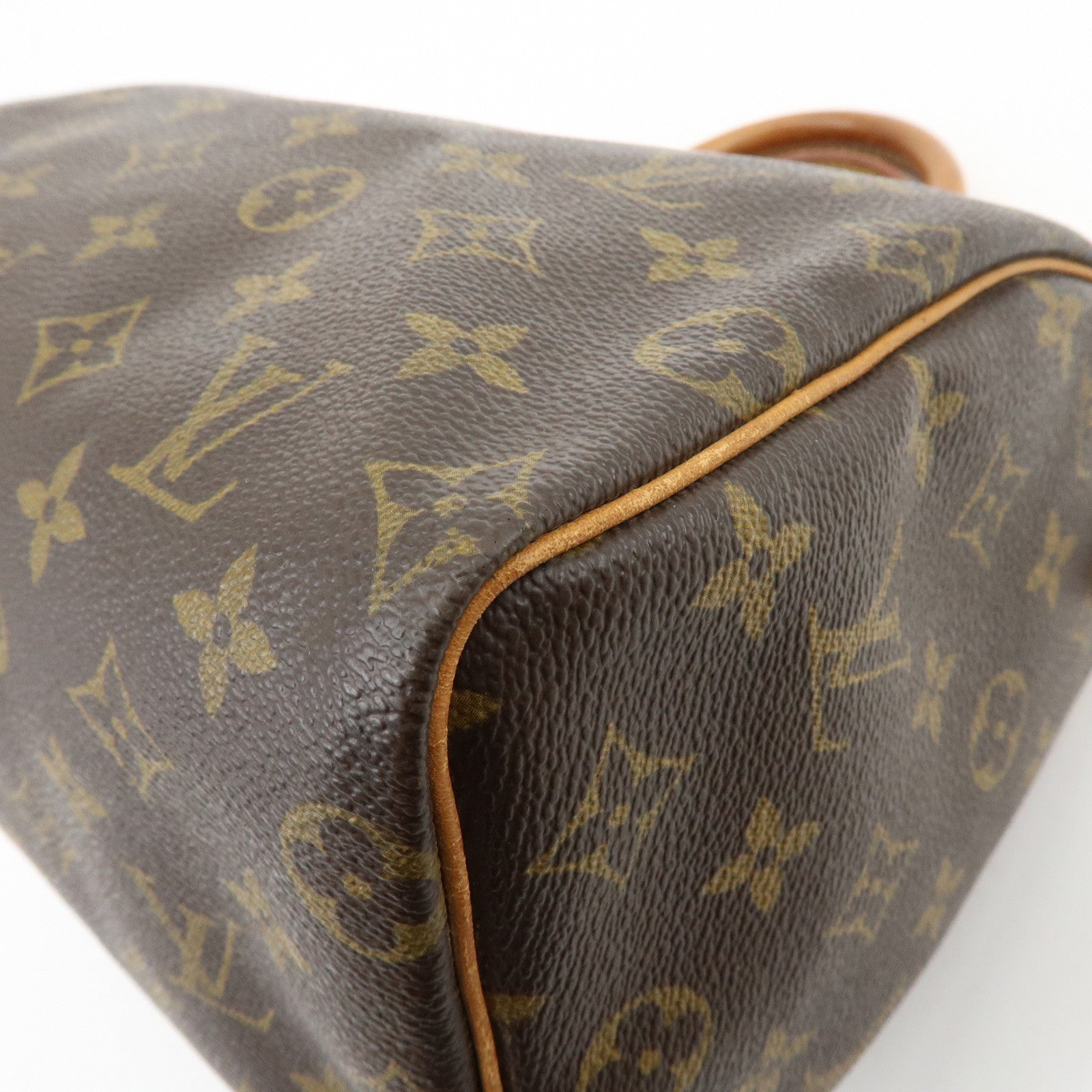 Louis Vuitton Monogram Speedy 25 Boston Bag Hand Bag Brown M41528