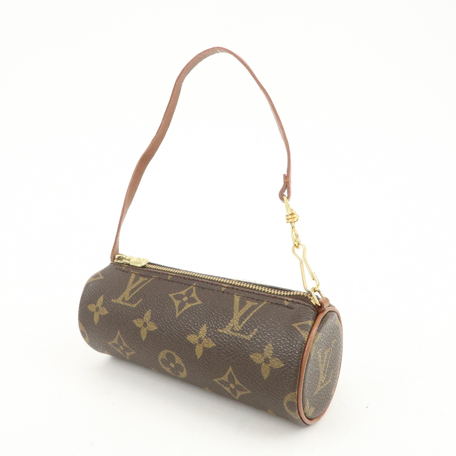 Louis Vuitton Monogram Mini Pouch for Papillon Bag Old Style Brown