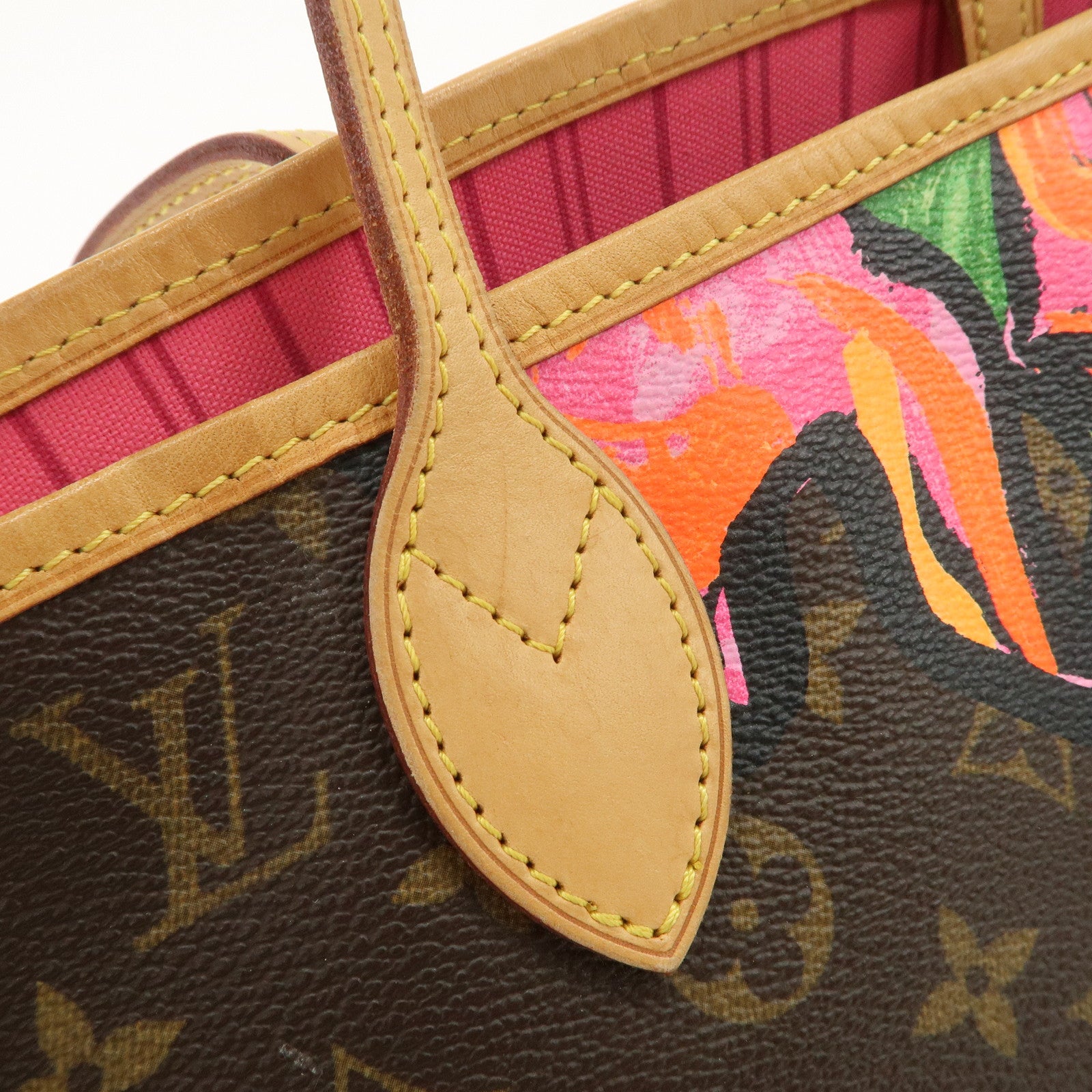 Louis Vuitton Monogram Rose Neverfull MM Tote Shoulder Bag M48613