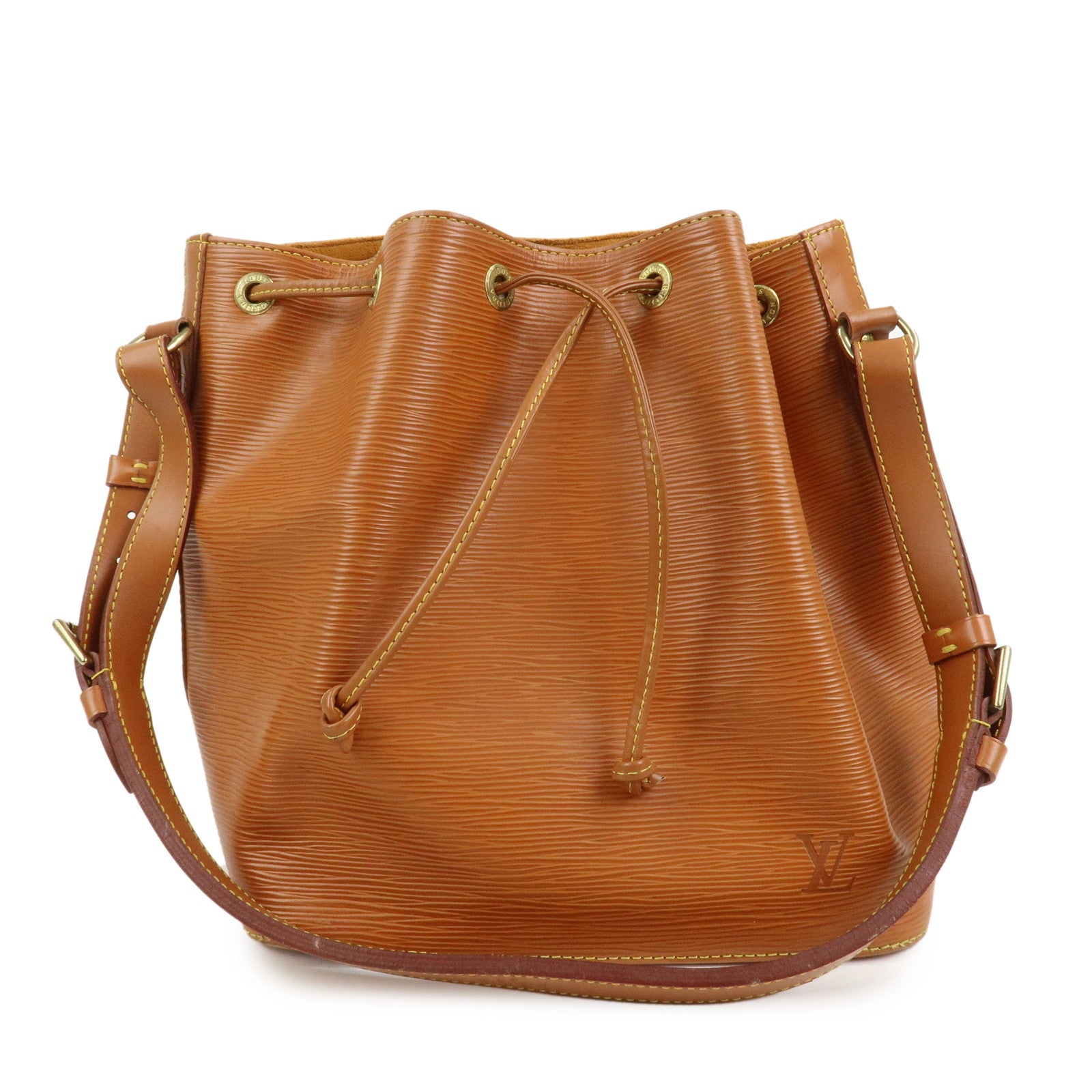 Louis Vuitton Epi Leather Petit Noe Shoulder Bag Zipang Gold M44108