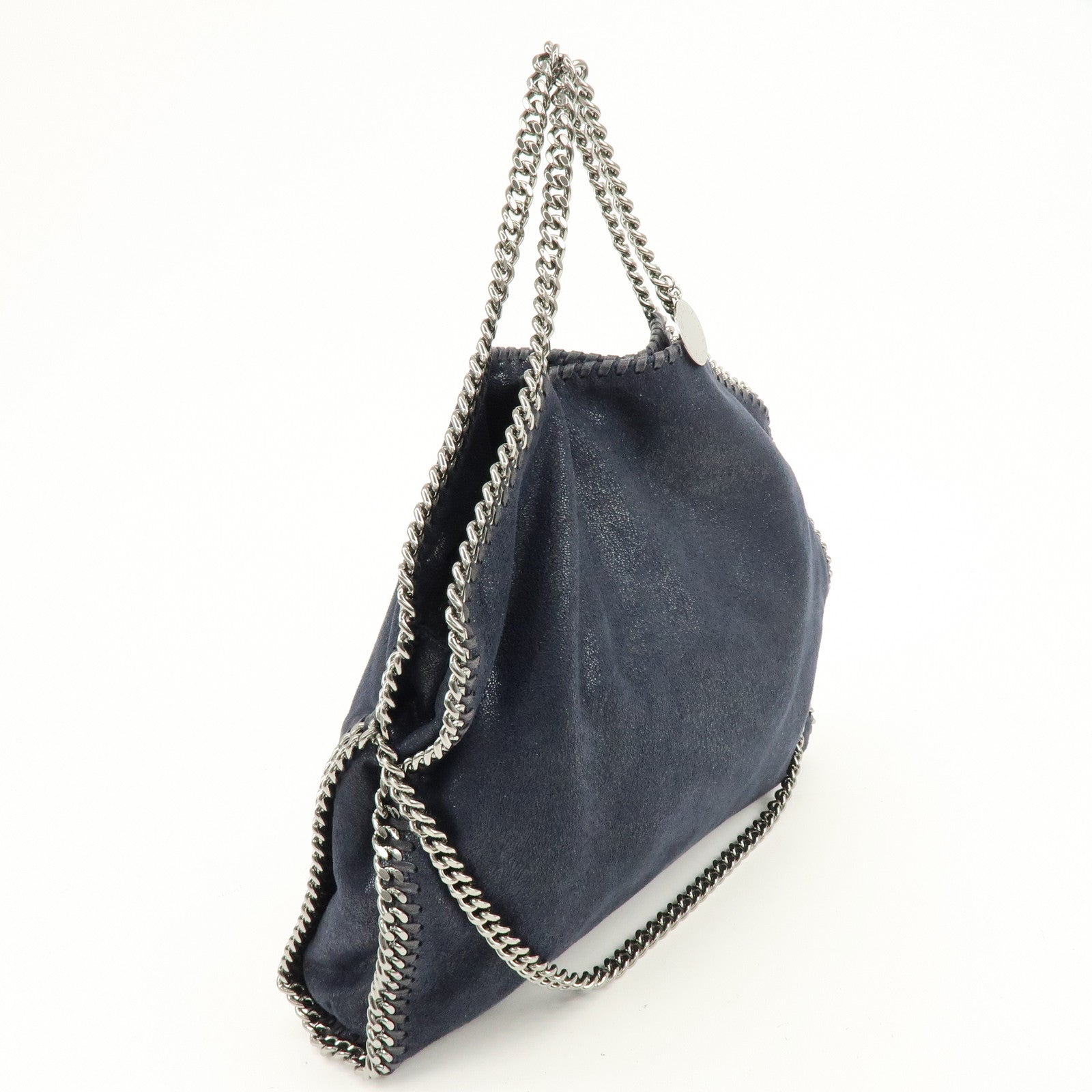 STELLA MCCARTNEY Falabella Faux Leather 2Way Bag Dark Navy 234387
