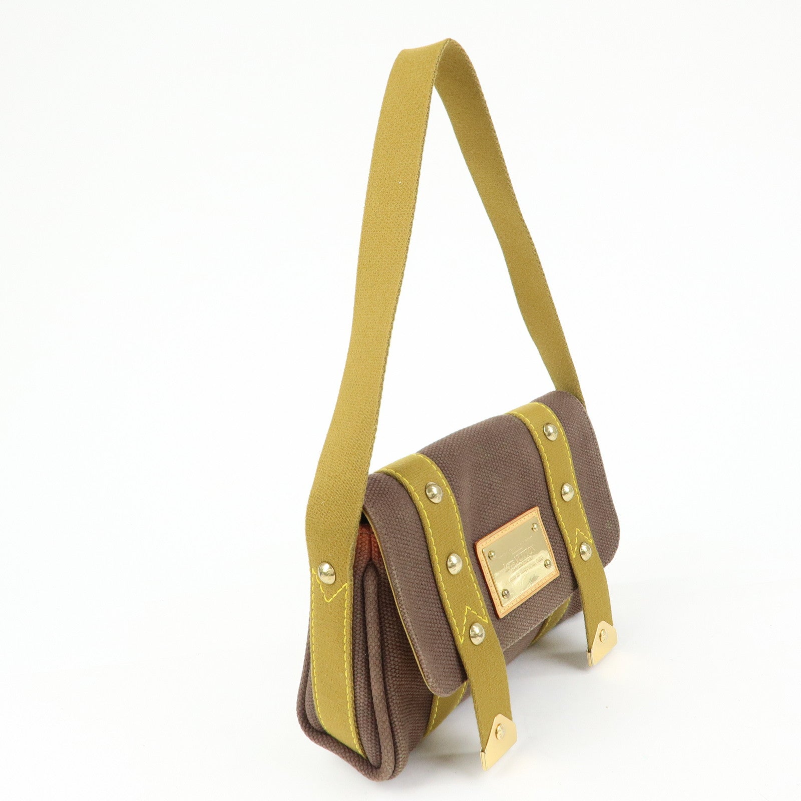 Louis Vuitton Antigua Besace PM Shoulder Bag Brown M40080