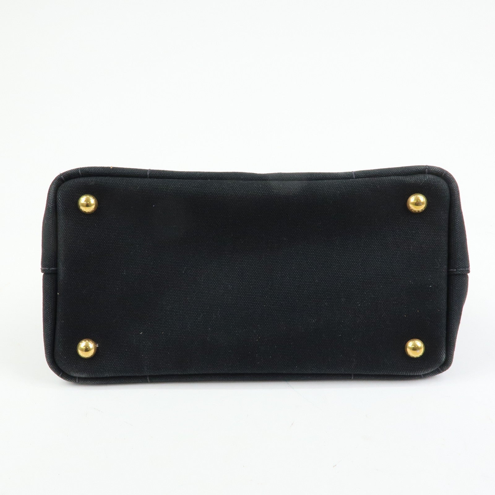 PRADA Triangle Logo Canapa Mini Canvas 2Way Bag Hand Bag 1BG439