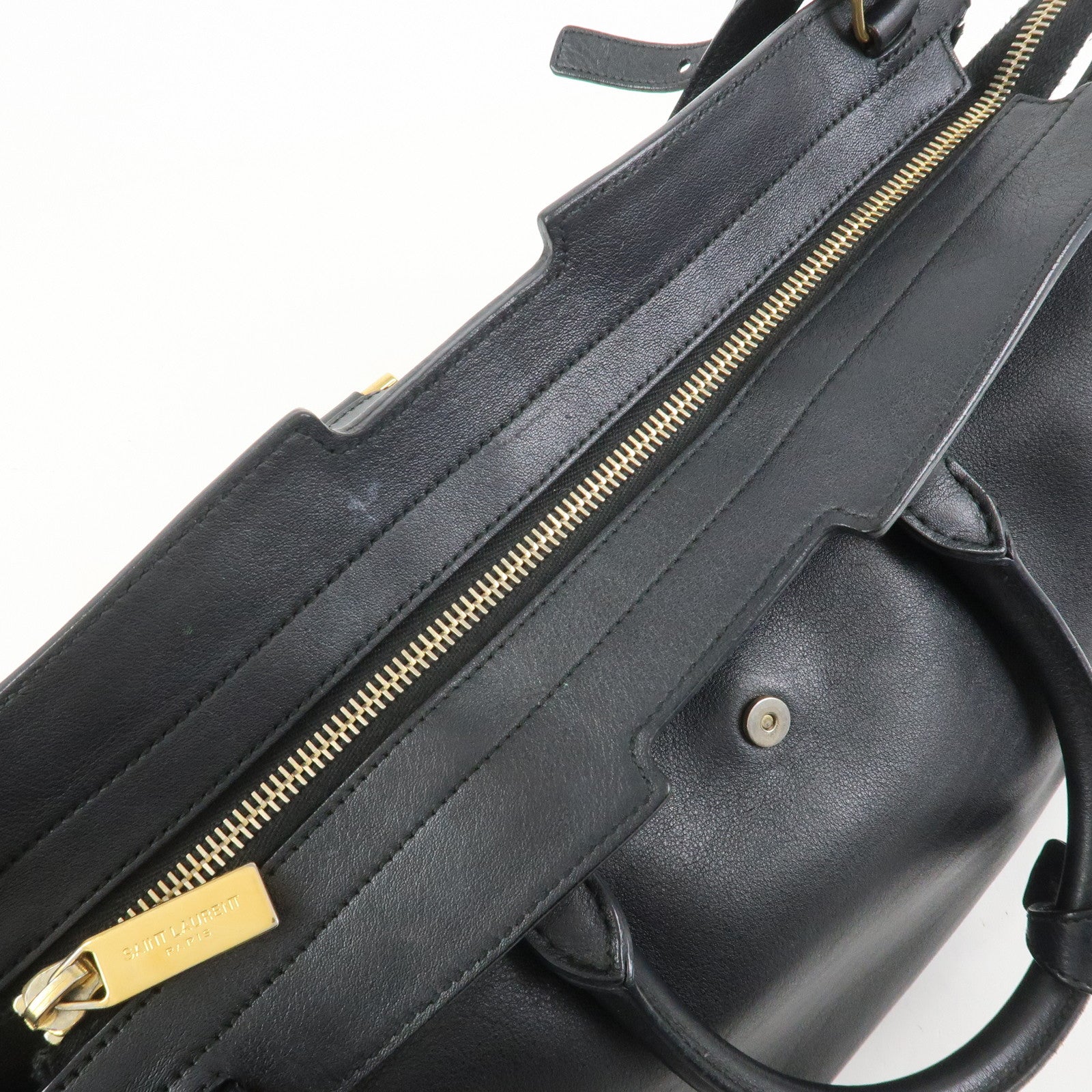 SAINT LAURENT PARIS Petit Cabas Y-Line 2Way Bag Hand Bag 311210