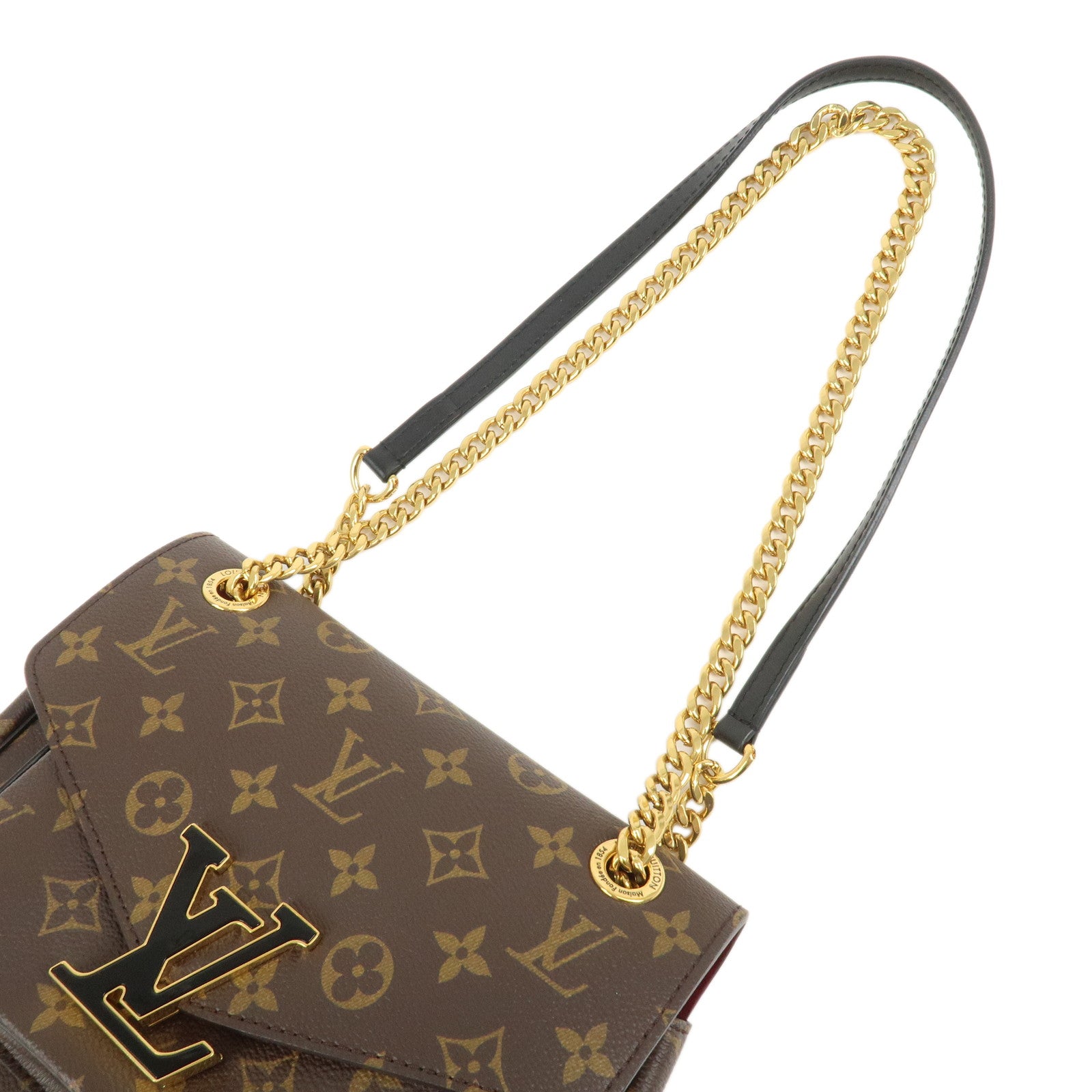 Louis Vuitton Monogram Passy Crossbody Chain Shoulder Bag M45592