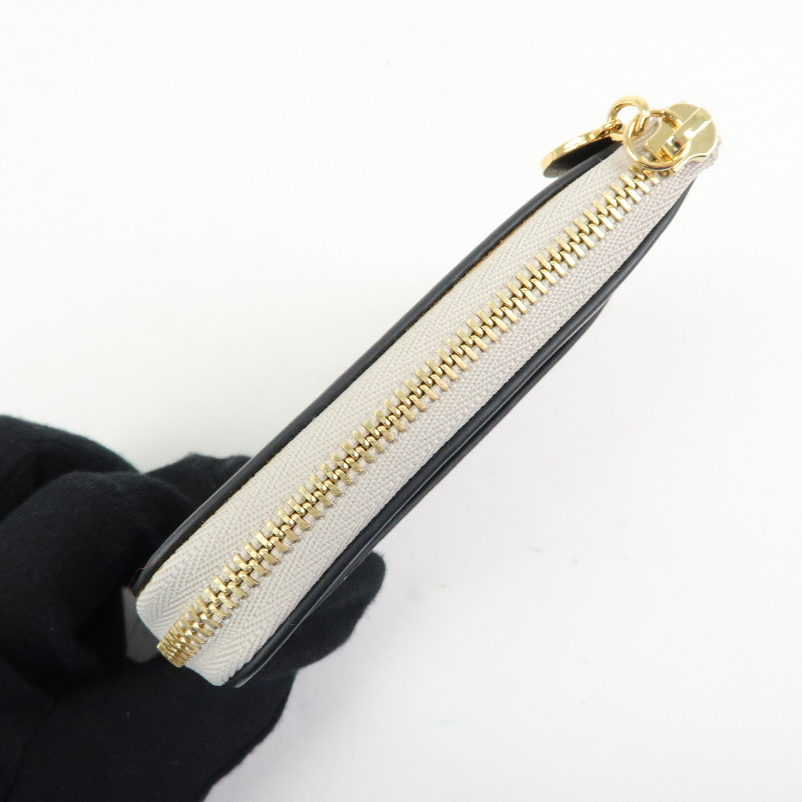 STELLA MCCARTNEY Faux Vegan Leather Compact Wallet Card Case