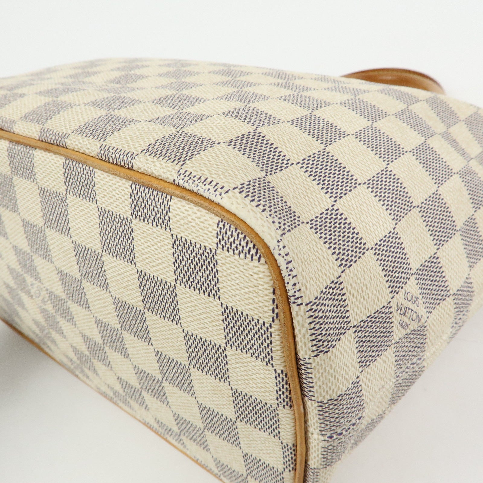 Louis Vuitton Damier Azur Saleya PM Tote Bag Hand Bag N51186