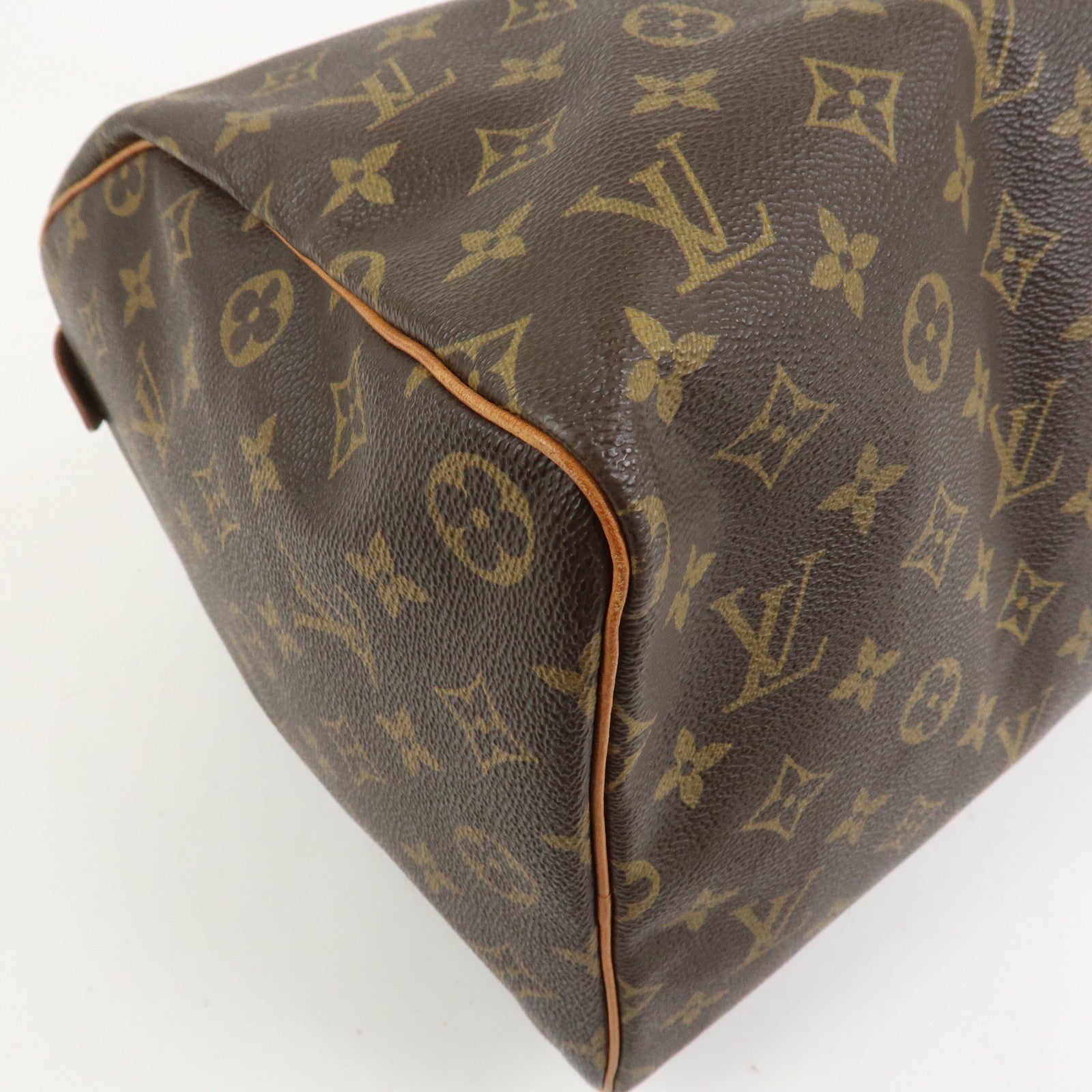 Louis Vuitton Monogram Speedy 40 Hand Bag Boston Bag Brown M41522