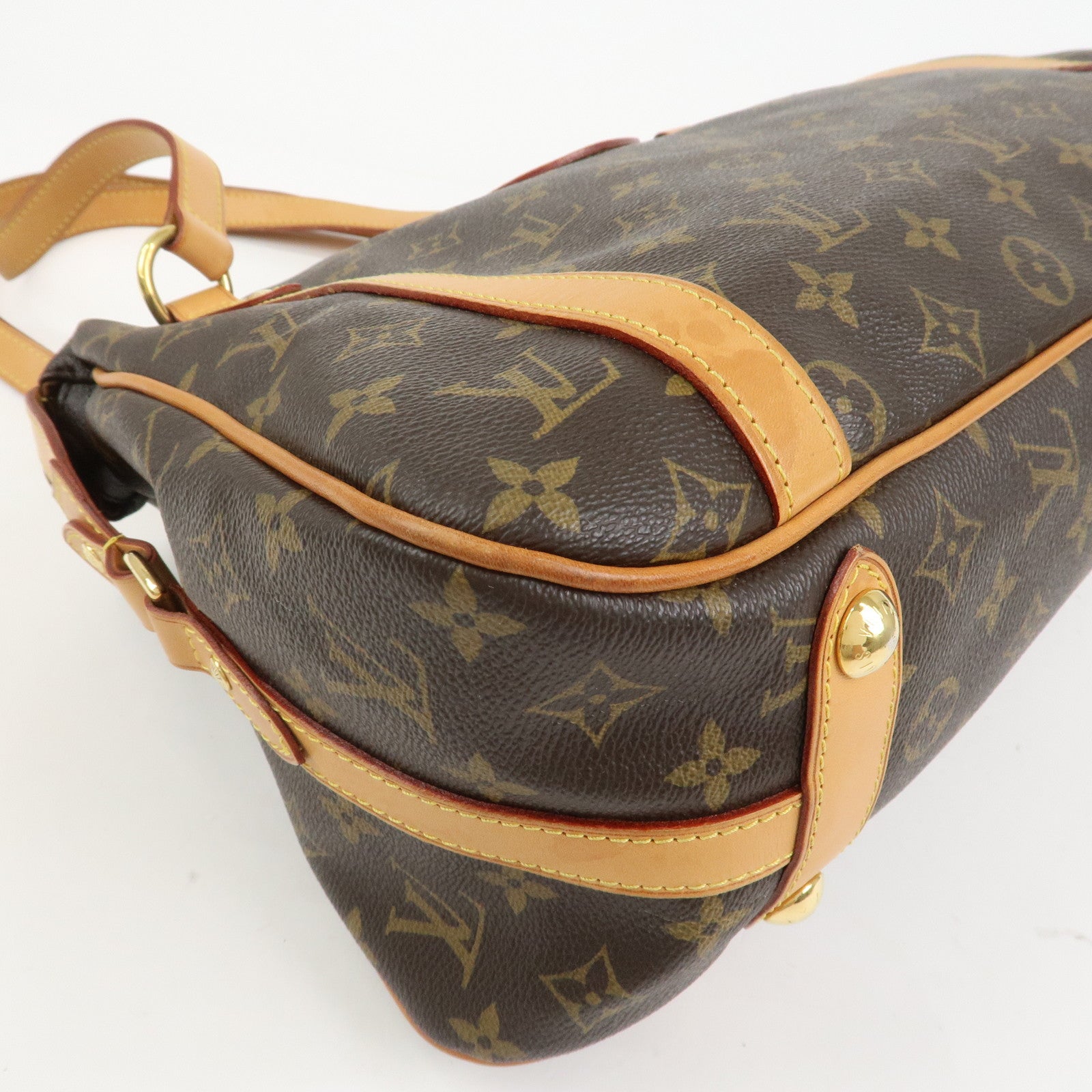 Louis Vuitton Monogram Stresa PM Shoulder Bag Brown M51186