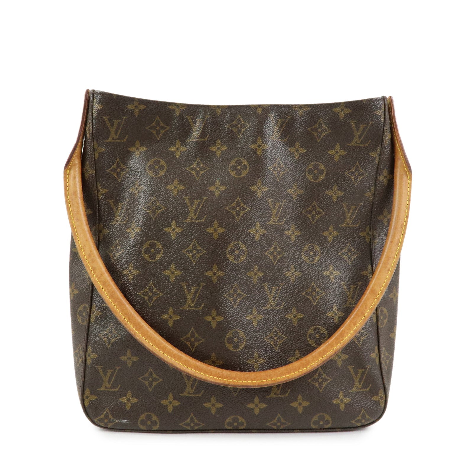 Louis Vuitton Monogram Looping GM Shoulder Bag Brown M51145