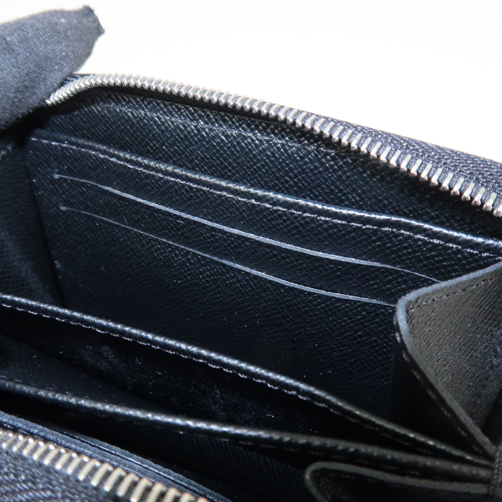 Louis Vuitton Epi Leather Zippy Coin Case Wallet Noir M60152