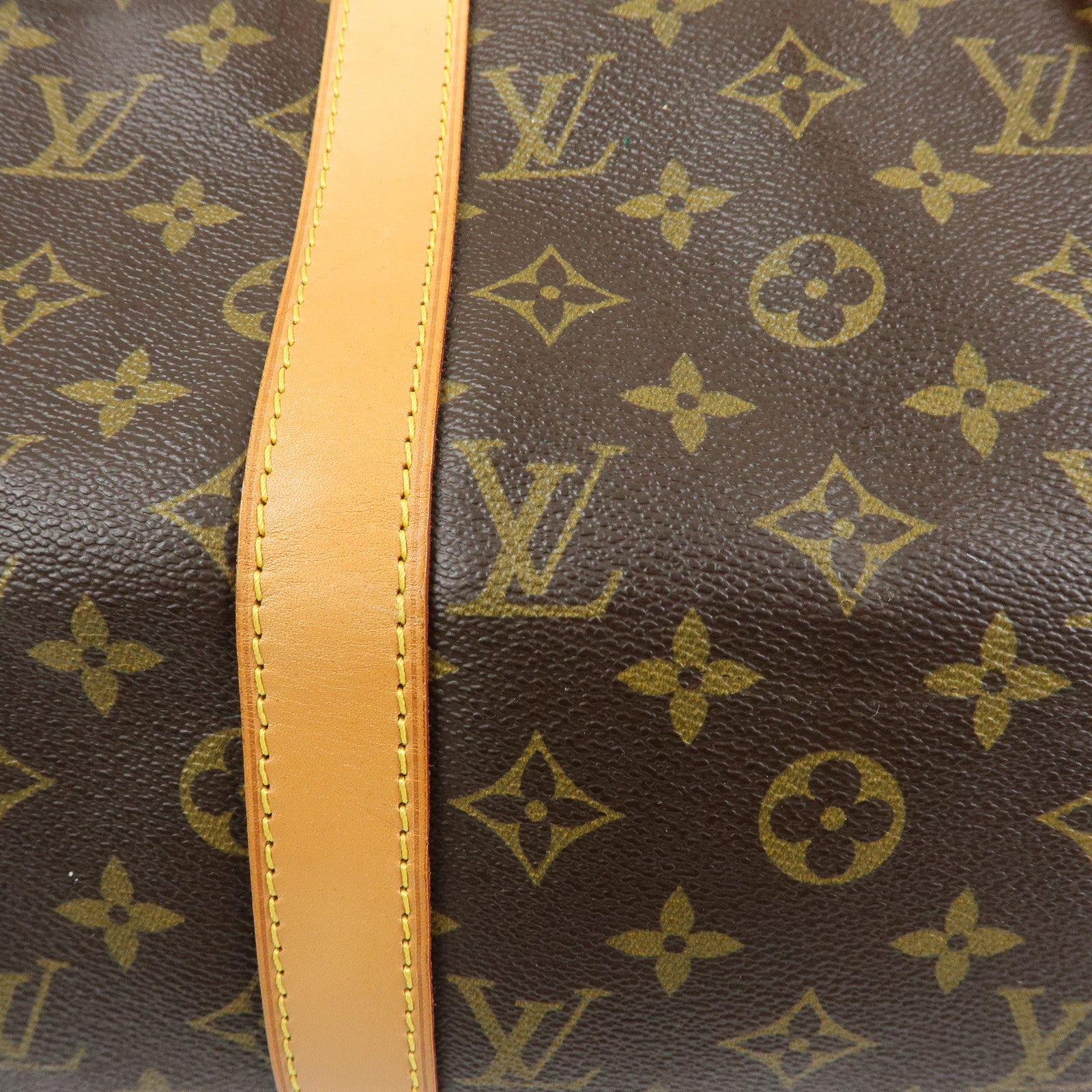 Louis Vuitton Monogram Keep All Bandouliere 50 Boston Bag M41416