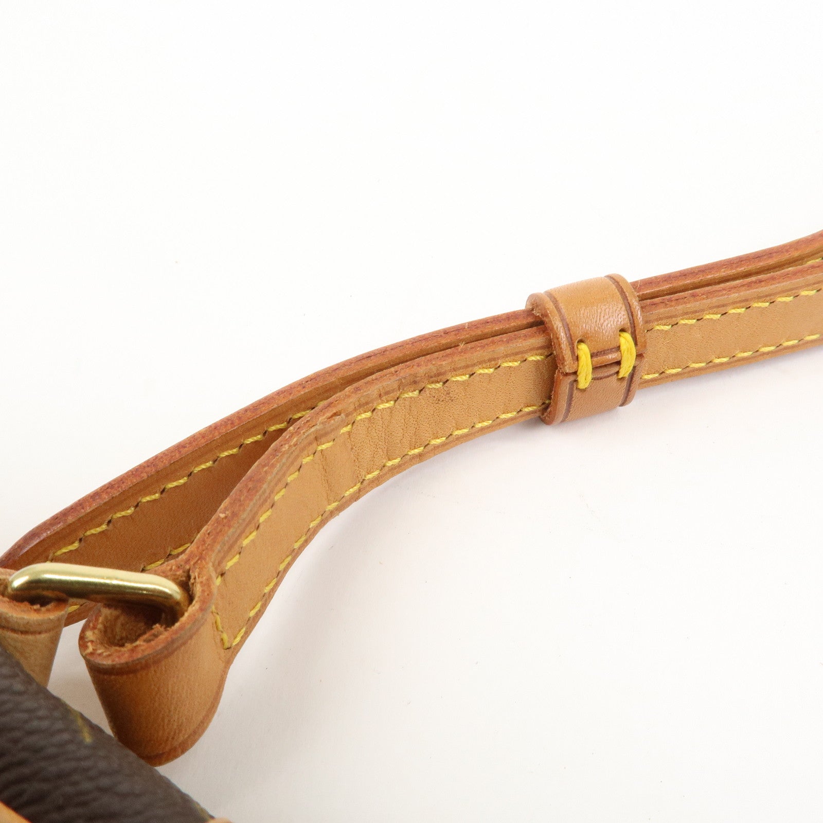 Louis Vuitton Monogram Gibeciere PM Shoulder Bag Brown M42248