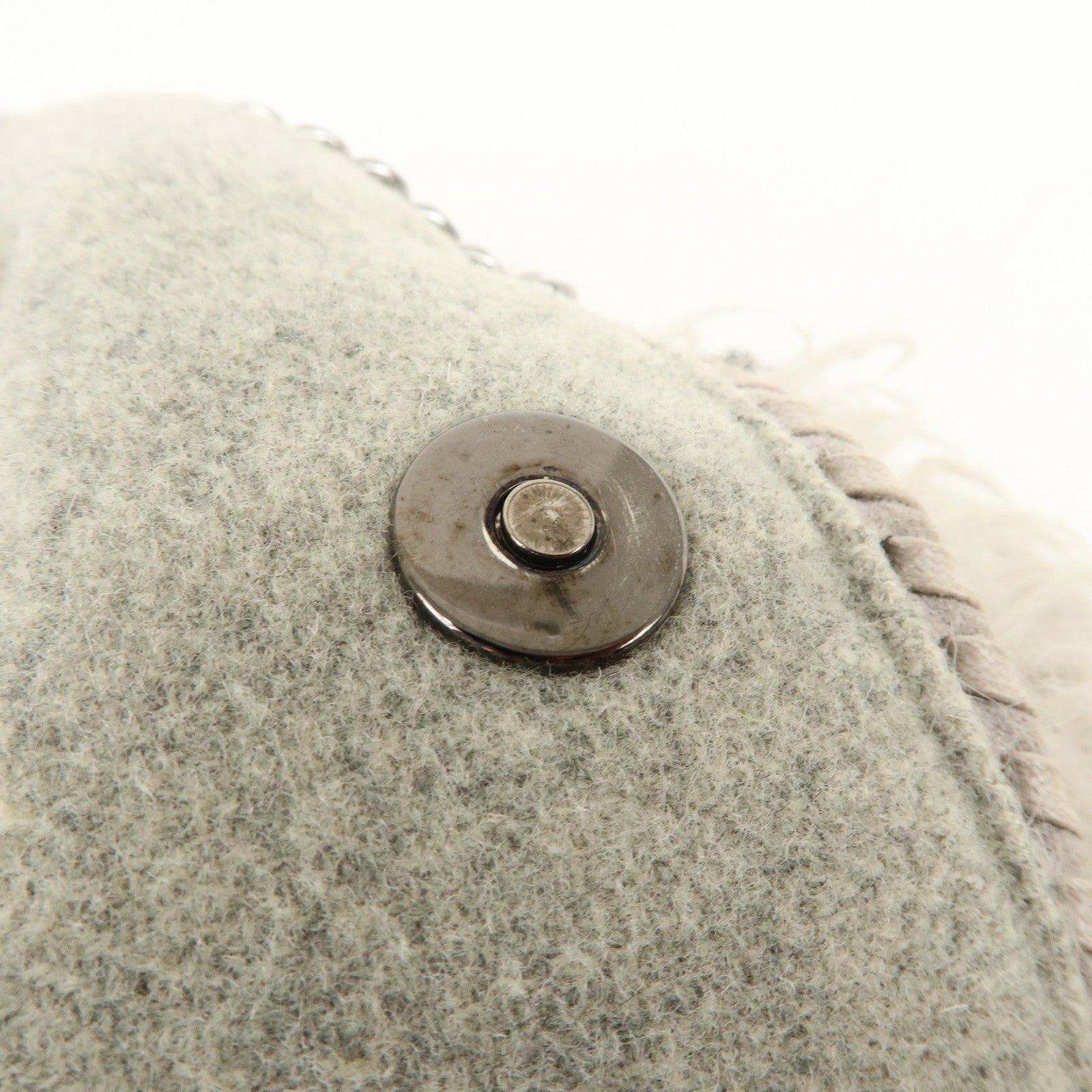 STELLA MCCARTNEY Falabella 2Way Bag Hand Bag Shoulder Bag Gray