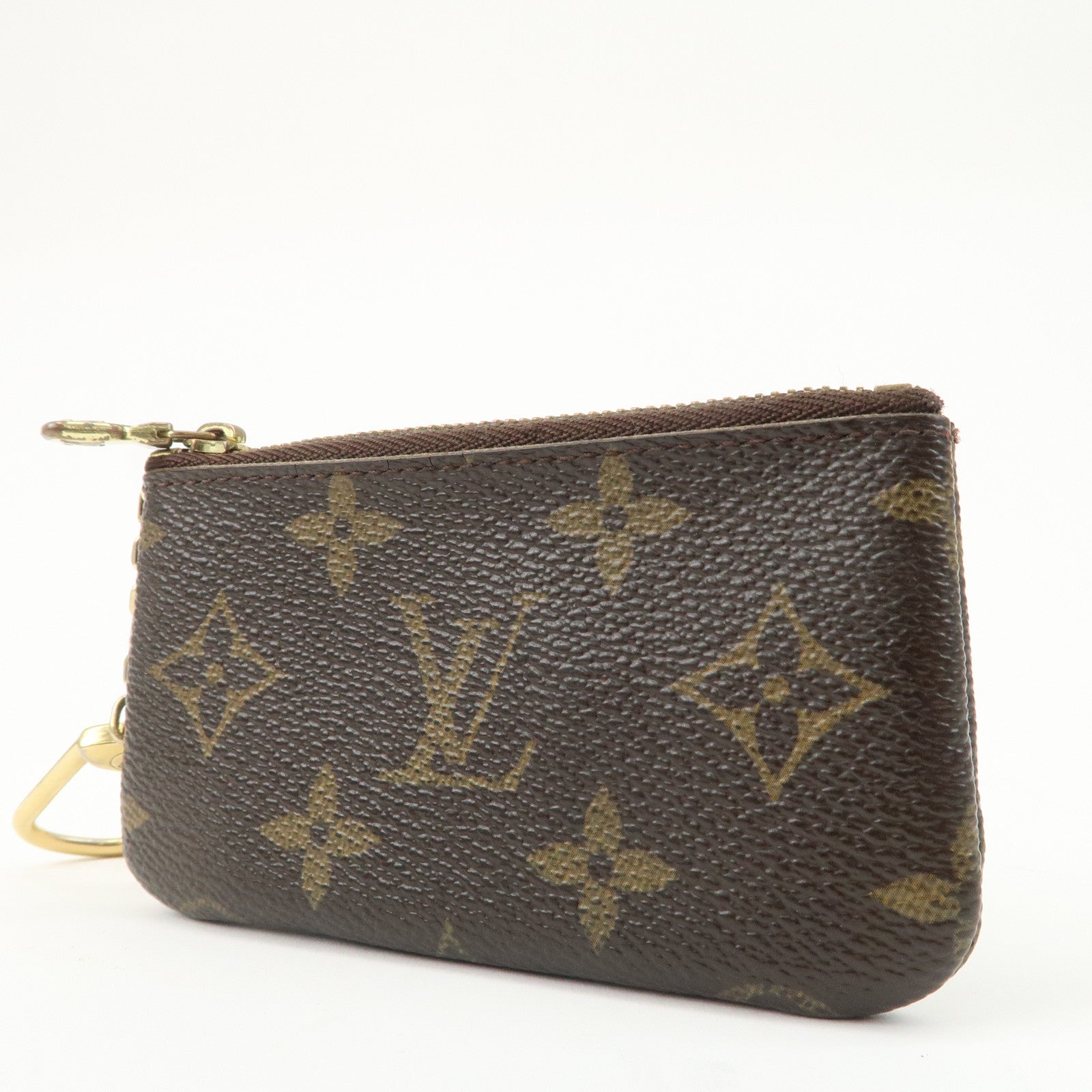 Louis Vuitton Monogram Pochette Cles Coin Case Key Case M62650