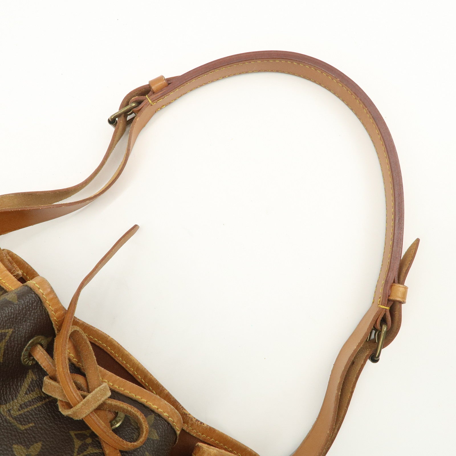 Louis Vuitton Monogram Canvas Petit Noe Shoulder Bag Brown M42226