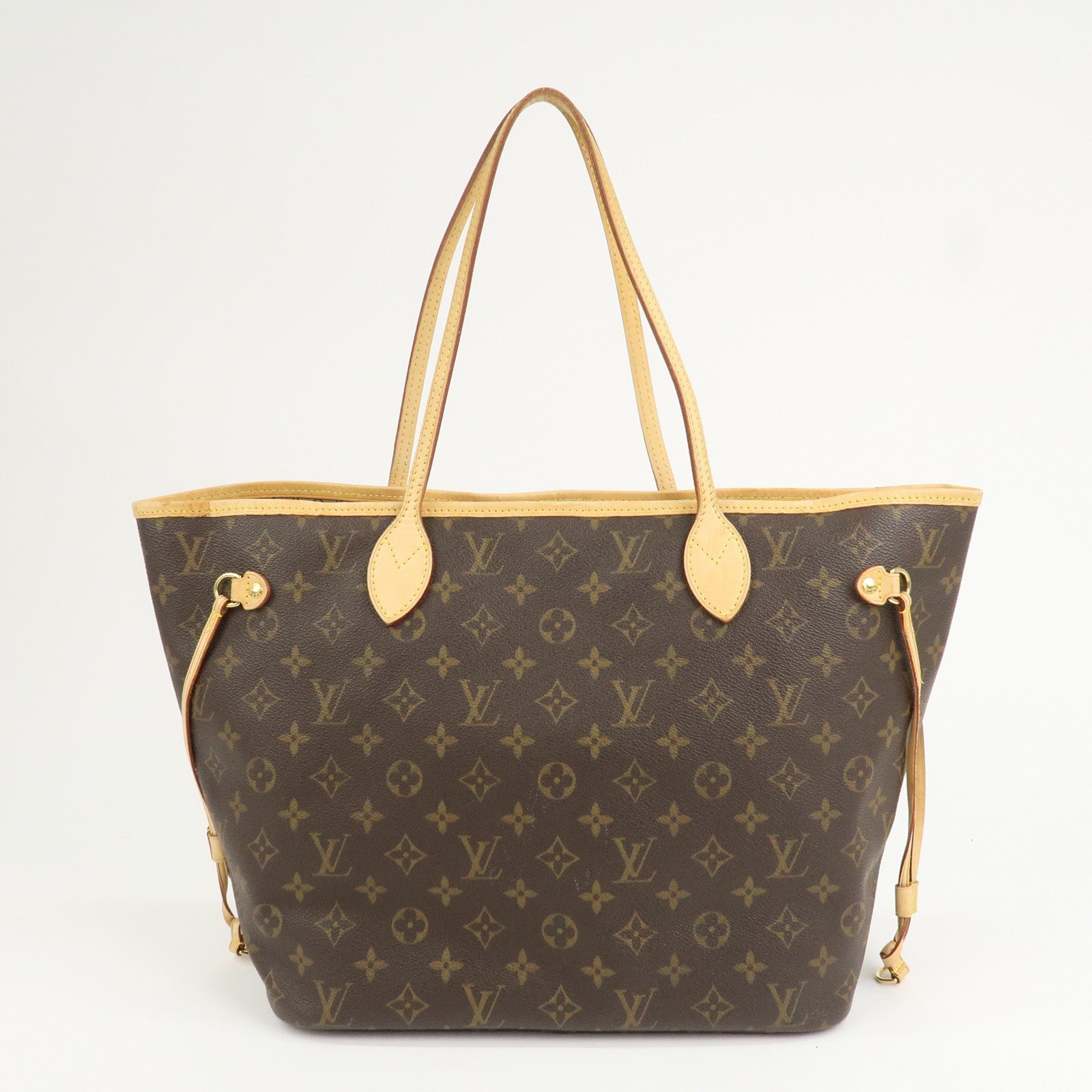 Louis Vuitton Monogram Neverfull MM Tote Bag Brown M40156