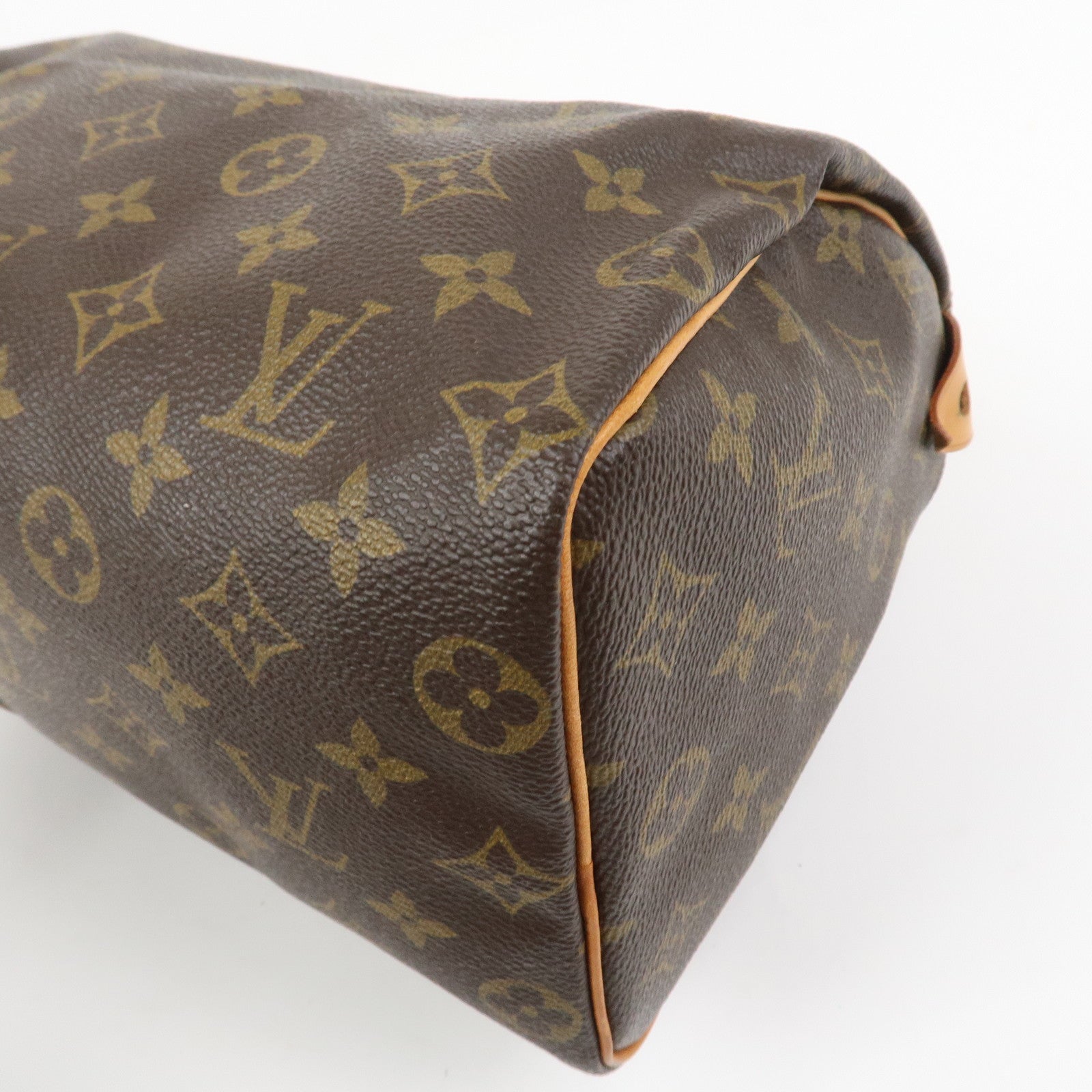 Louis Vuitton Monogram Speedy 25 Boston Bag Hand Bag Brown M41528