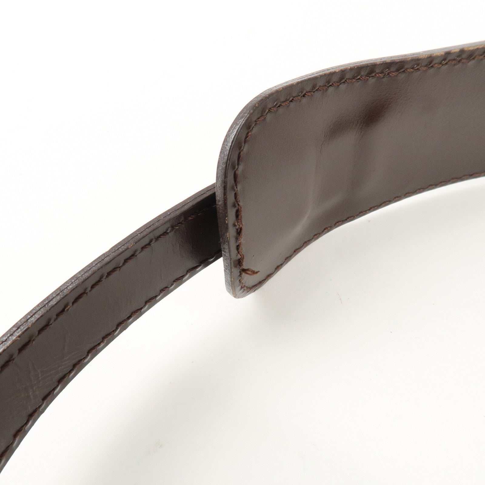 Louis Vuitton Damier Leather Canvas Ravello GM Shoulder Bag N60006 Used