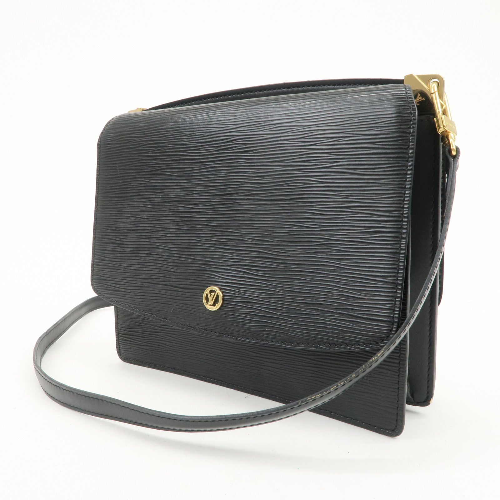 Louis Vuitton Epi Grenelle Shoulder Bag Crossbody Bag Noir M52362