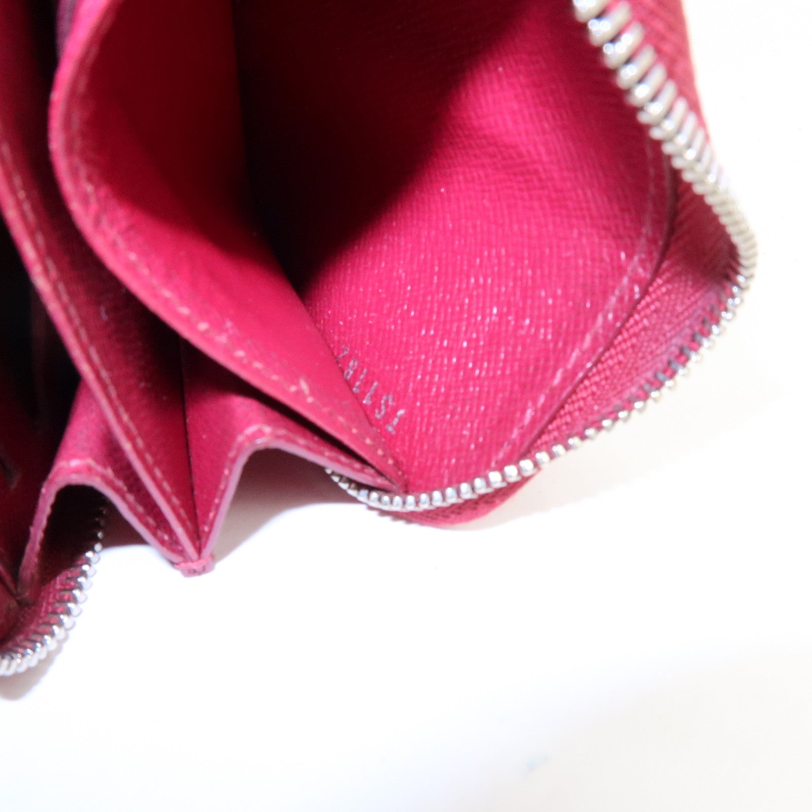 Louis Vuitton Epi Zippy Coin Purse Coin Case Fuchsia M60383