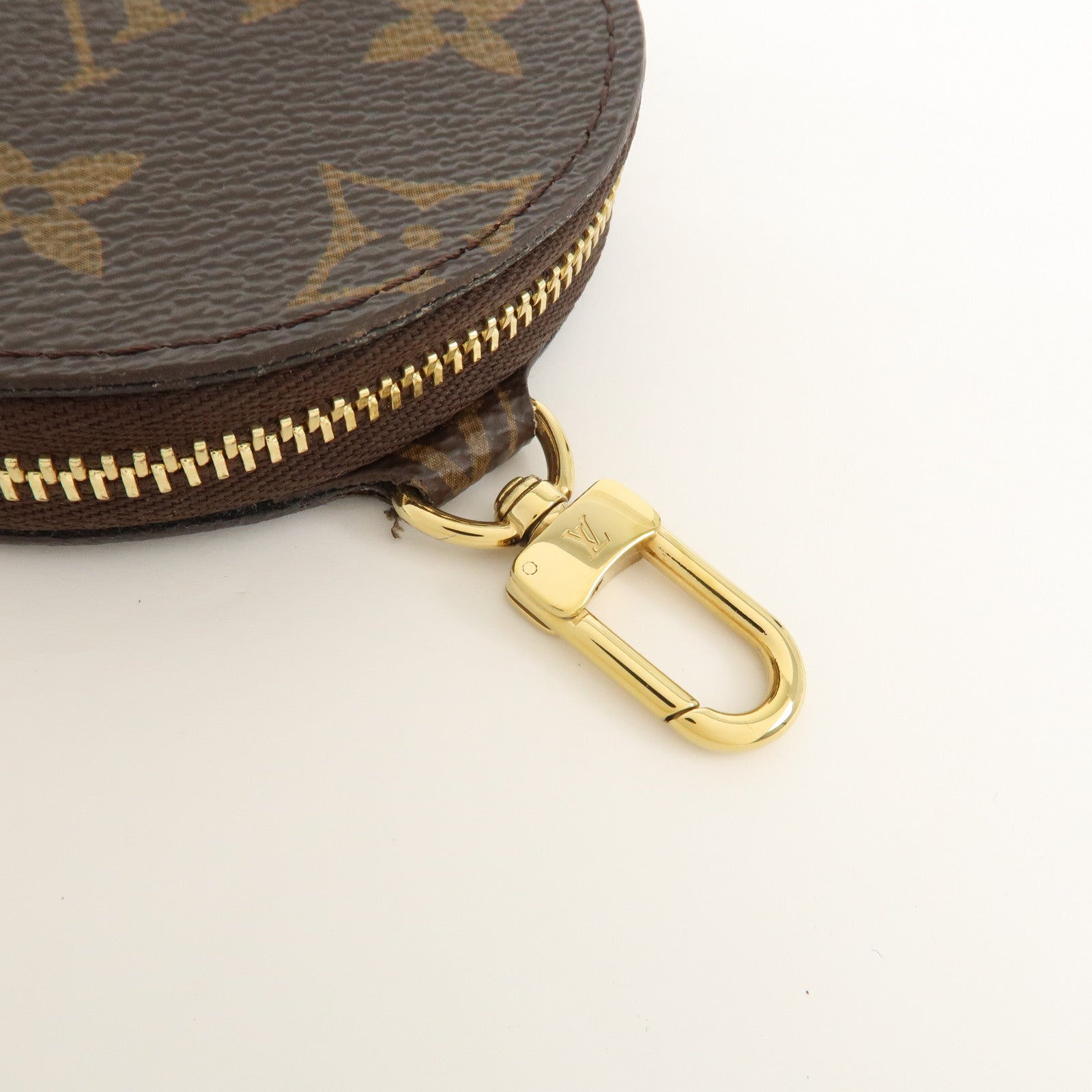 Louis Vuitton Monogram Canvas Coin Case Coin Wallet Brown