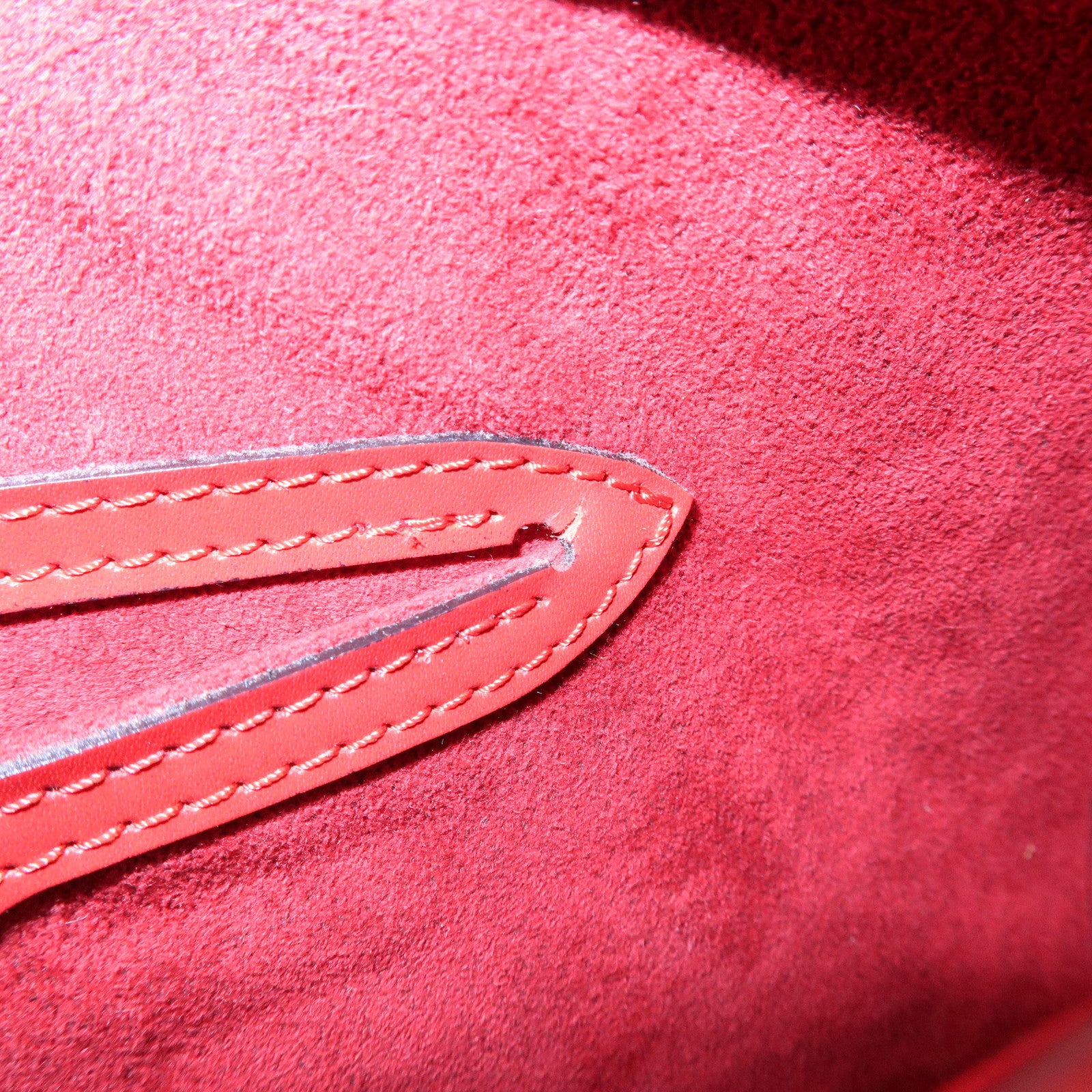 Louis Vuitton Epi Soufflot Hand Bag Castillian Red M52227