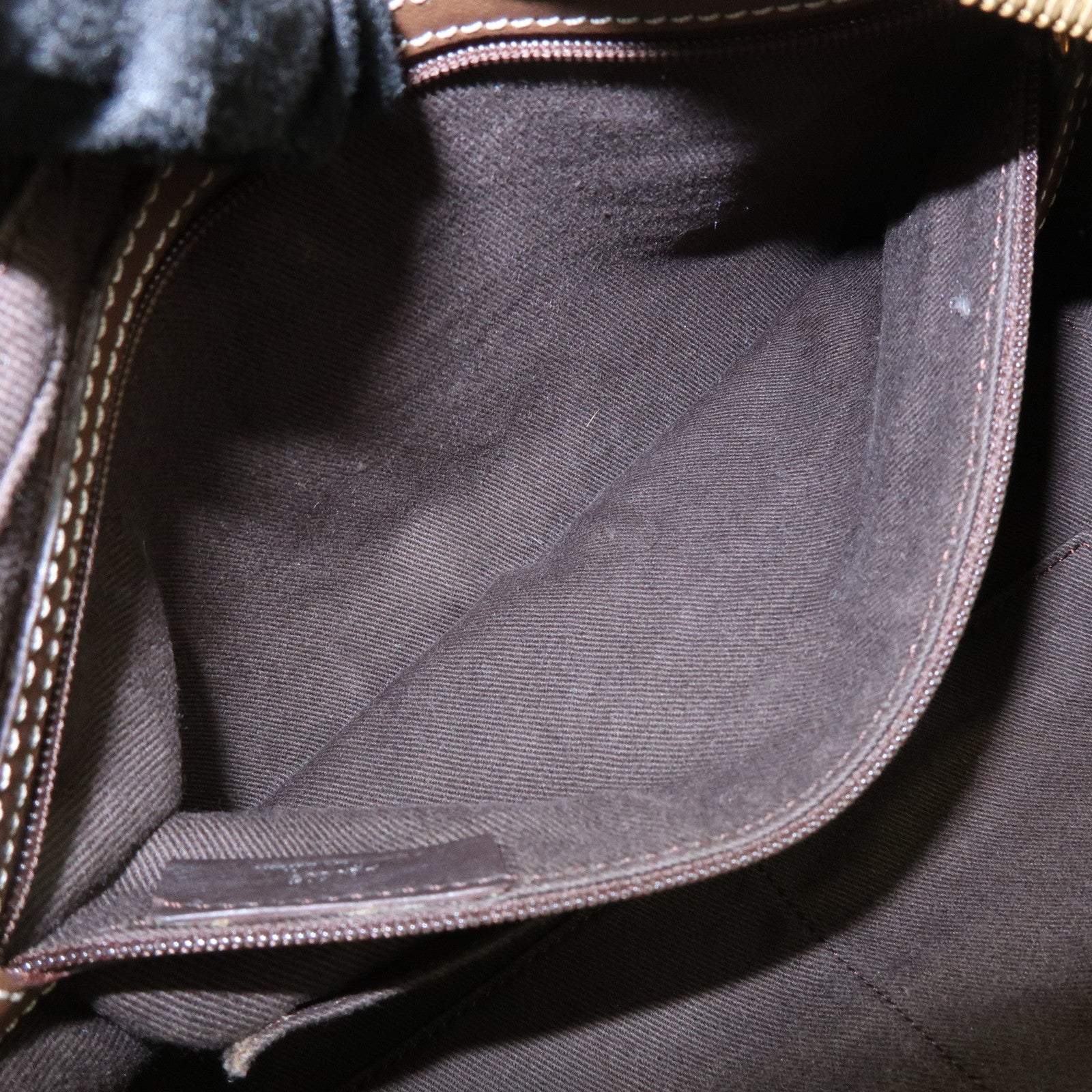 LOEWE Senda Suede Leather Shoulder Hand Bag 160ANIVERSARIO Brown