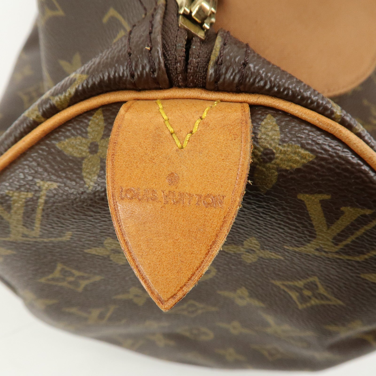 Louis Vuitton Monogram Speedy 40 Hand Bag Boston Bag Brown M41522