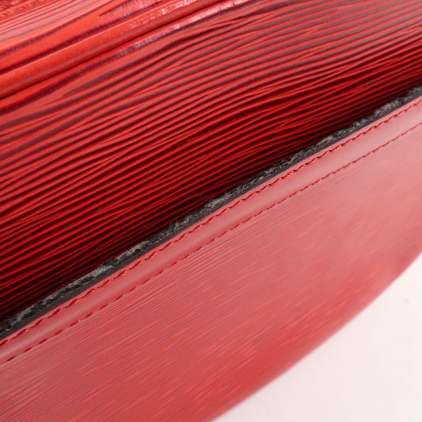 Louis Vuitton Epi Jeune Fille Shoulder Bag Castilian Red M52157