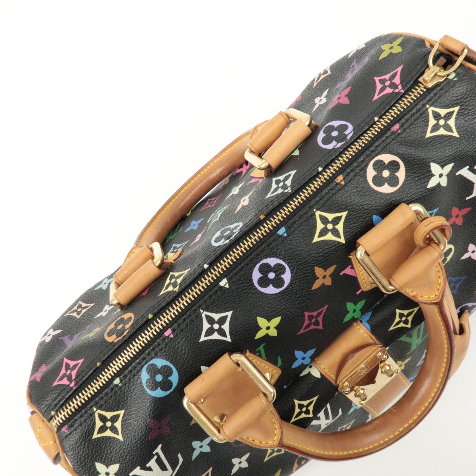 Louis Vuitton Monogram Multicolor Speedy 30 Hand Bag M92642 Used