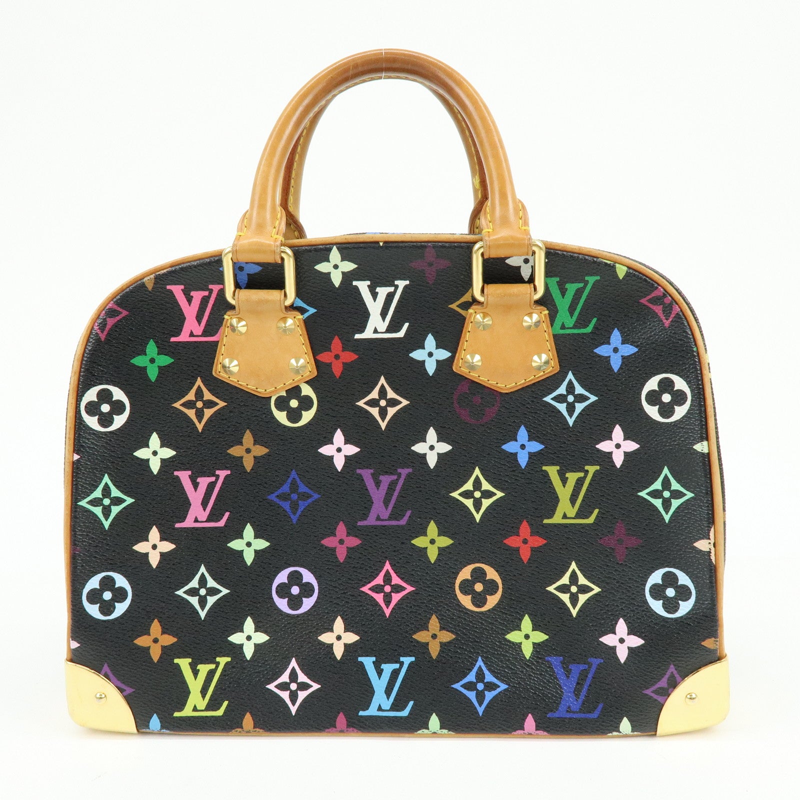 Louis Vuitton Monogram Trouville Multicolor Hand Bag Noir M92662