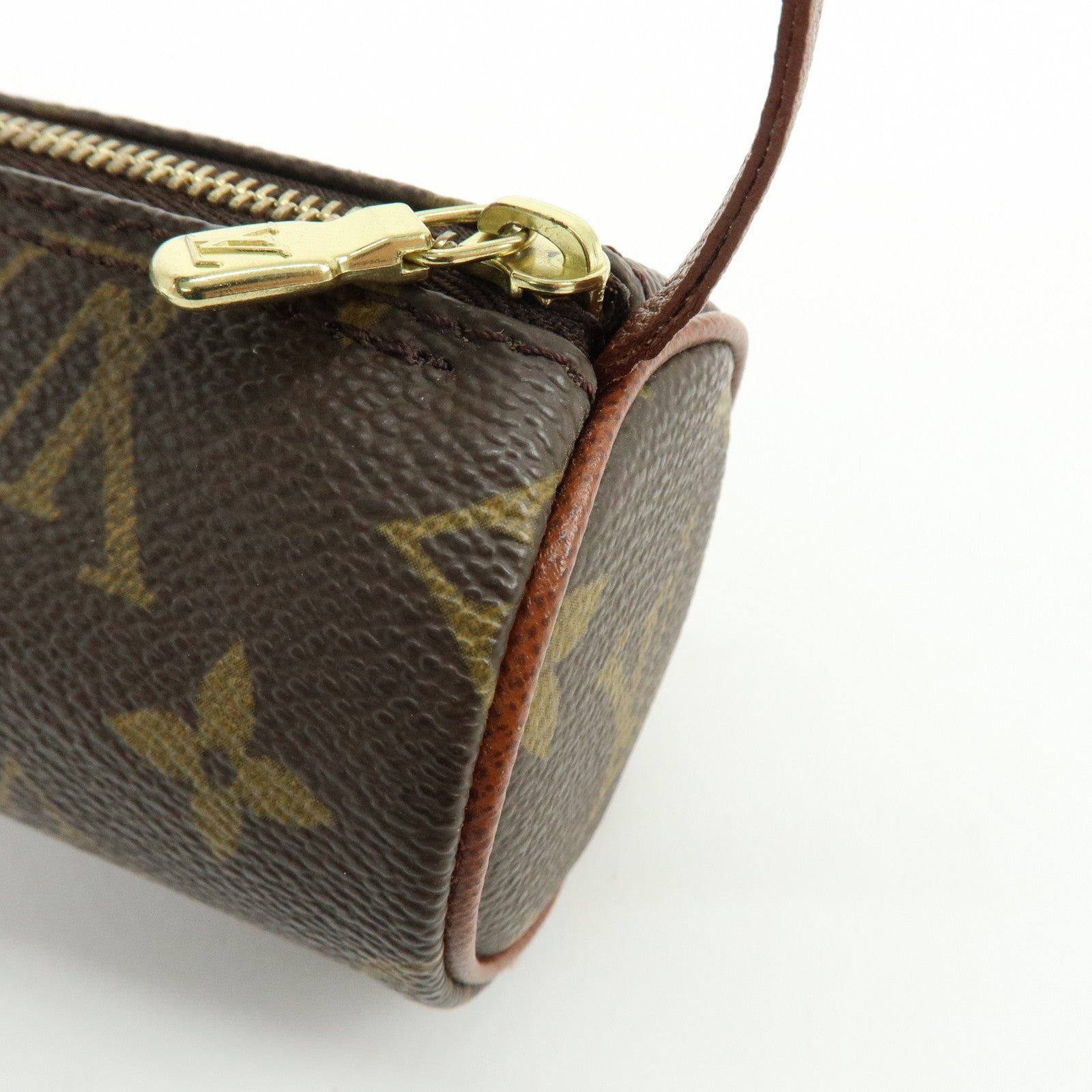 Louis Vuitton Monogram Mini Pouch for Papillon Bag Brown